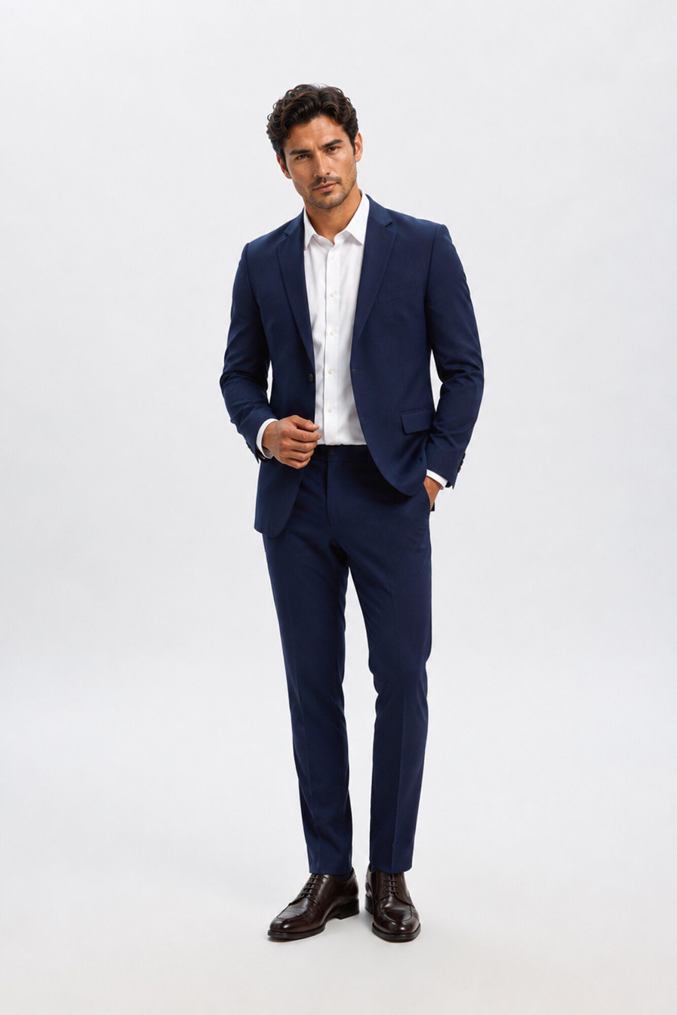 Selected Cal&ccedil;as de fato Slim Fit