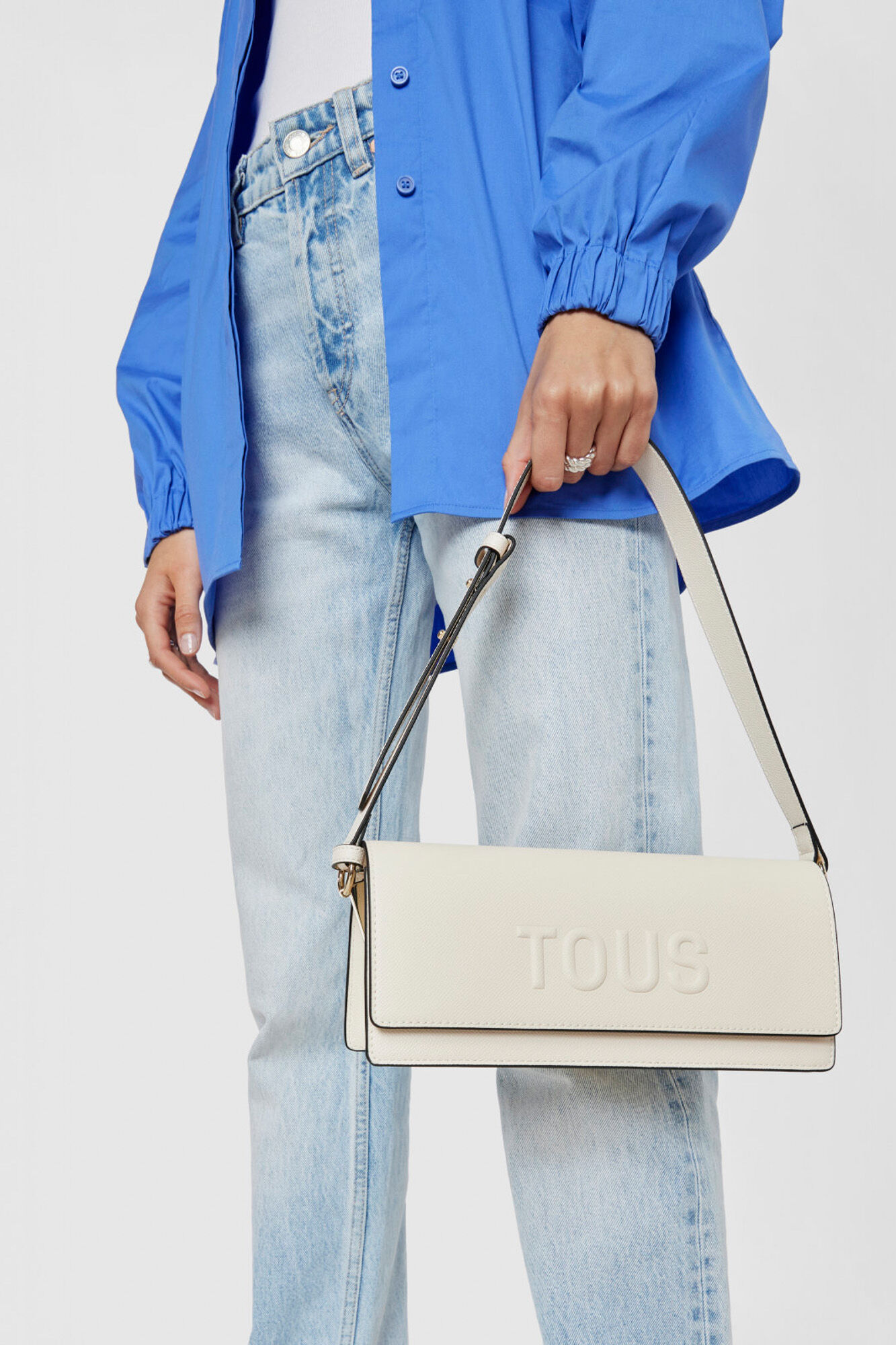 Tous Bolso baguette marfil TOUS La Rue Marfil