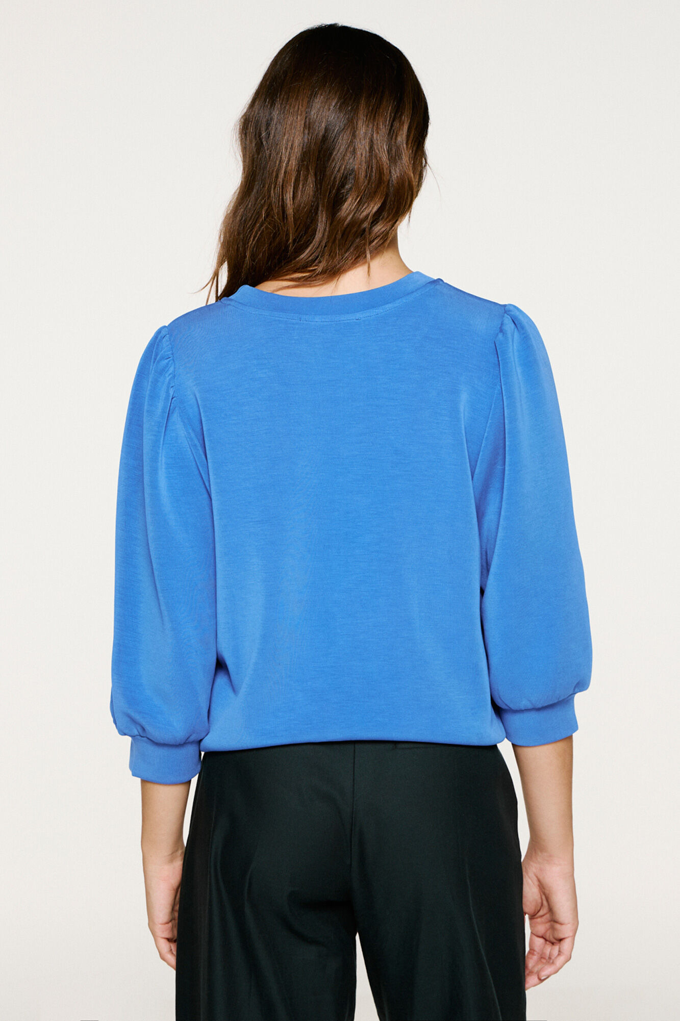 Selected Blusa com manga top Azul
