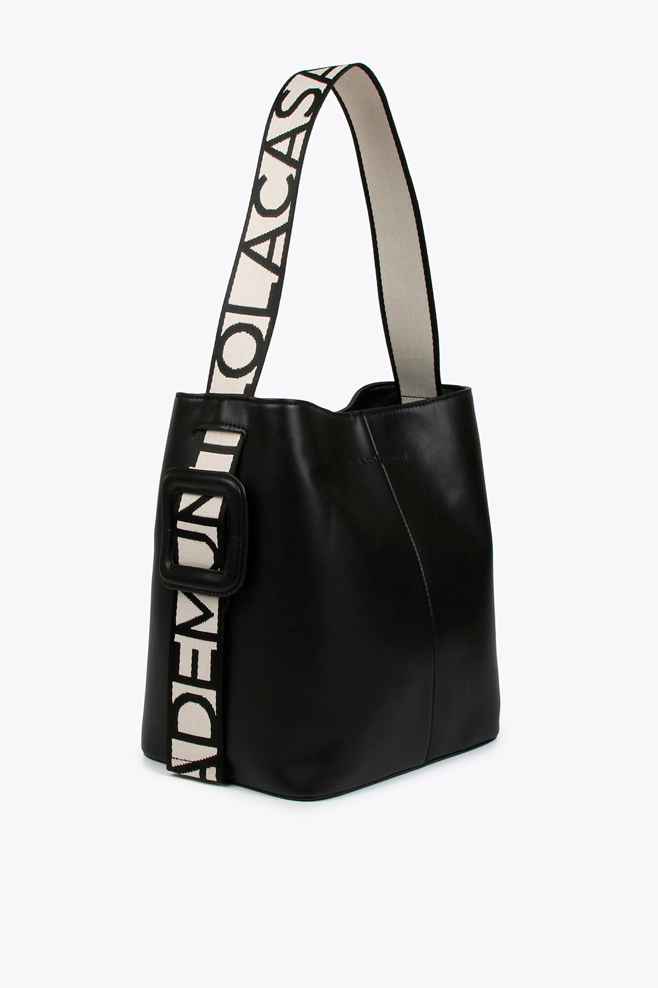 Lola Casademunt Bolsa de compras com al&ccedil;as com logotipo Preto