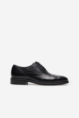 Cortefiel Lace-up dress shoe Black