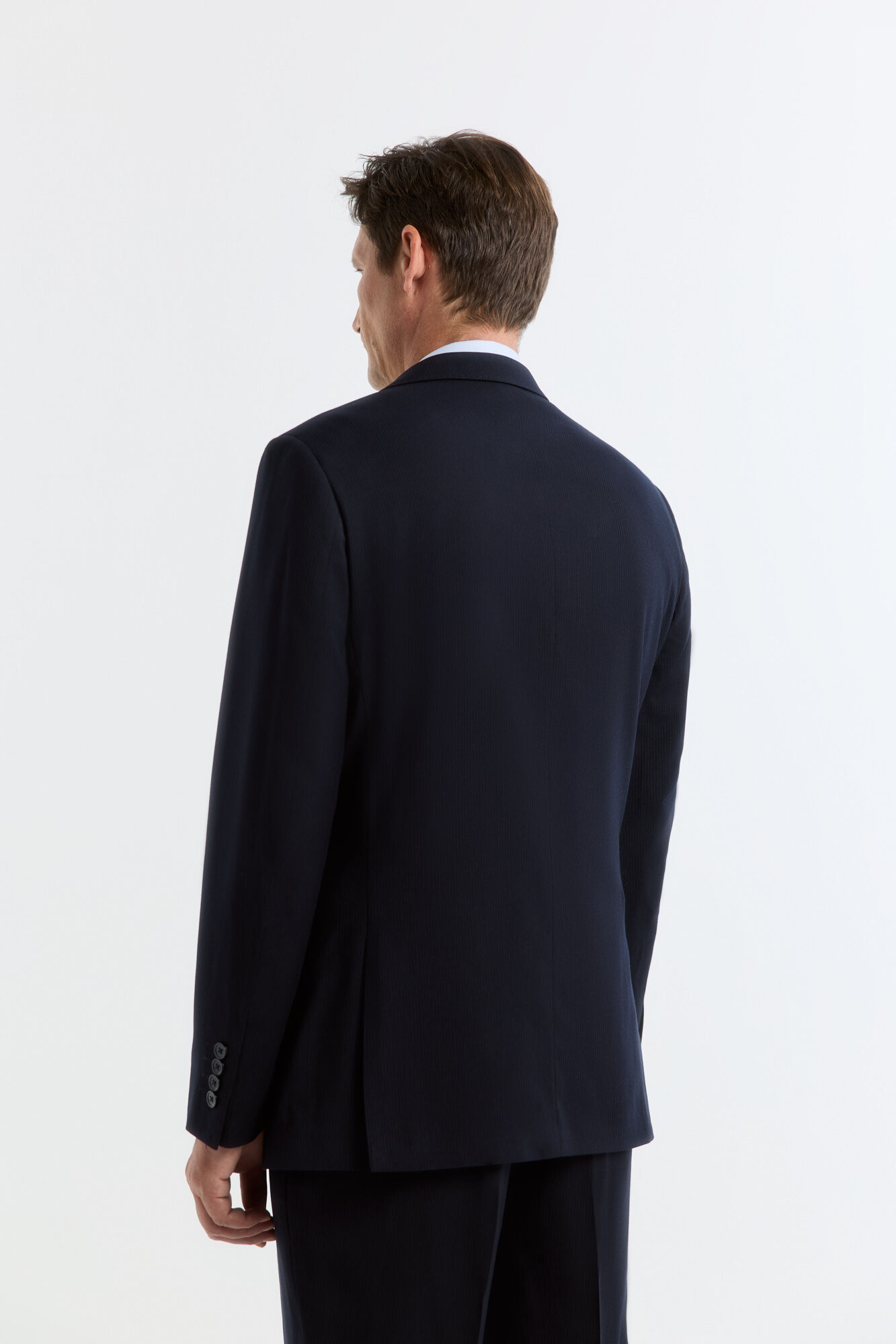 Cortefiel Striped blazer Navy