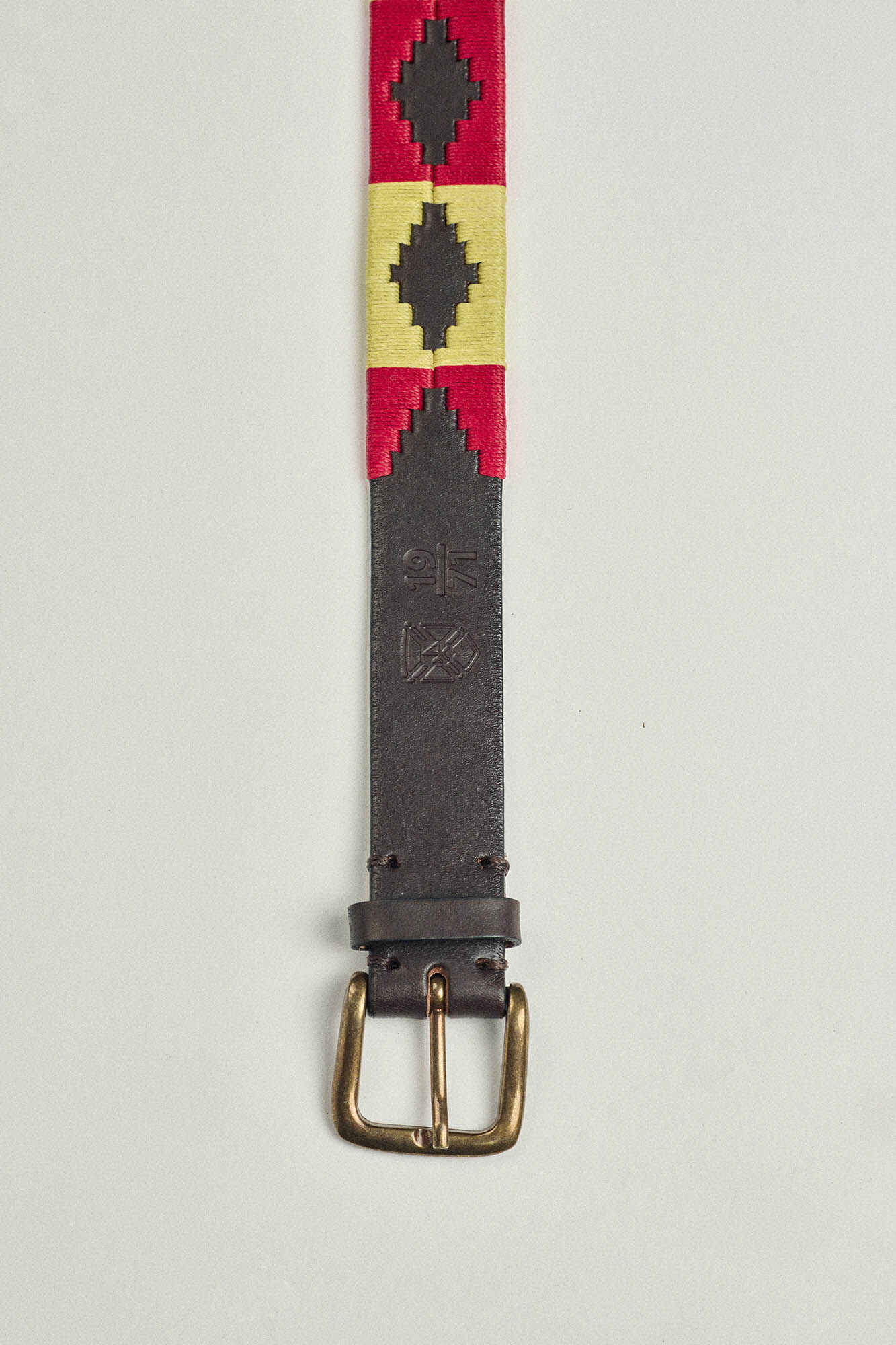 Valecuatro Cinto de pele Valecuatro modelo Soy&oacute;n Espanha Vermelho