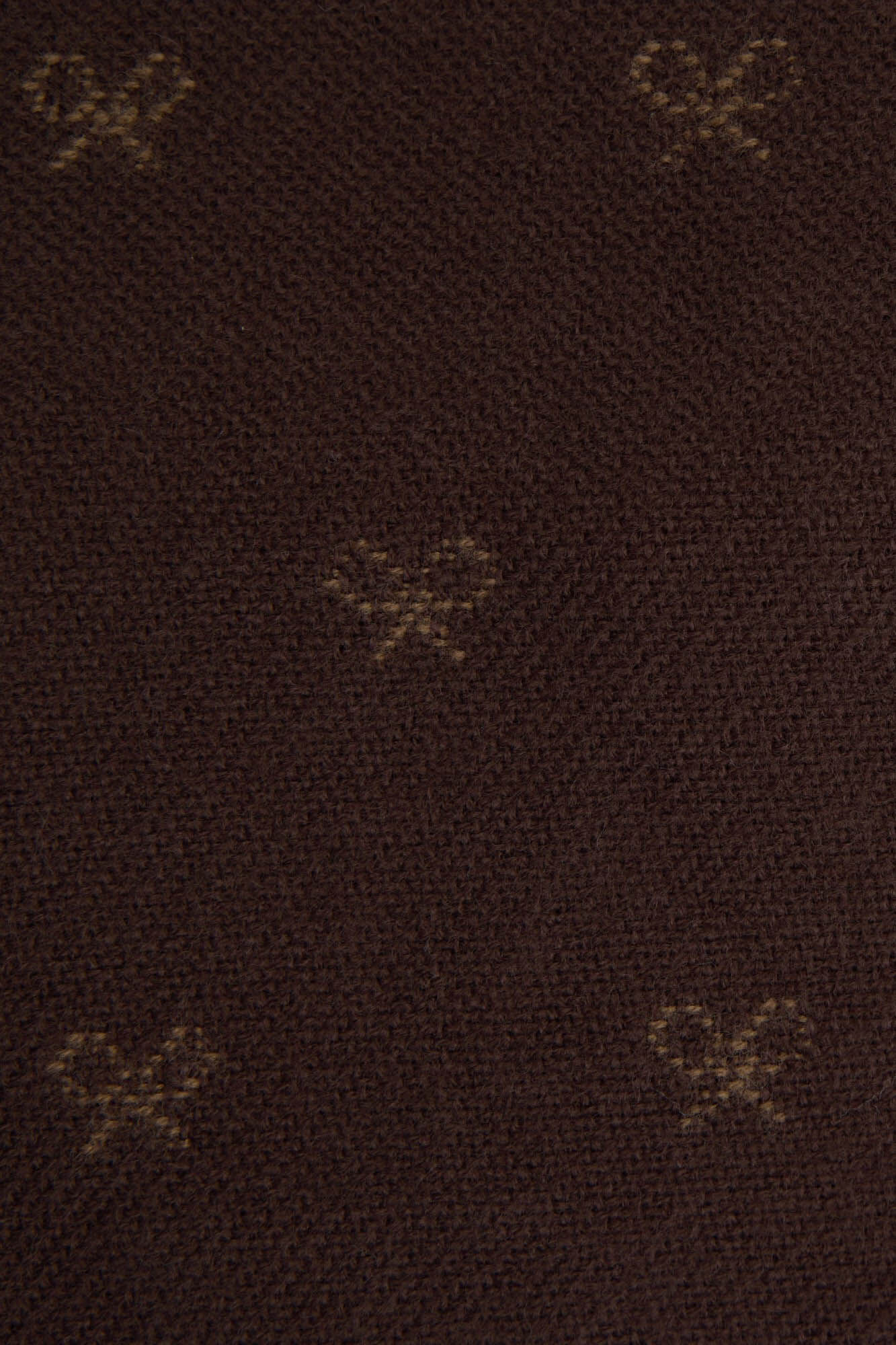 Silbon Cachecol com raquetes de neve Castanho