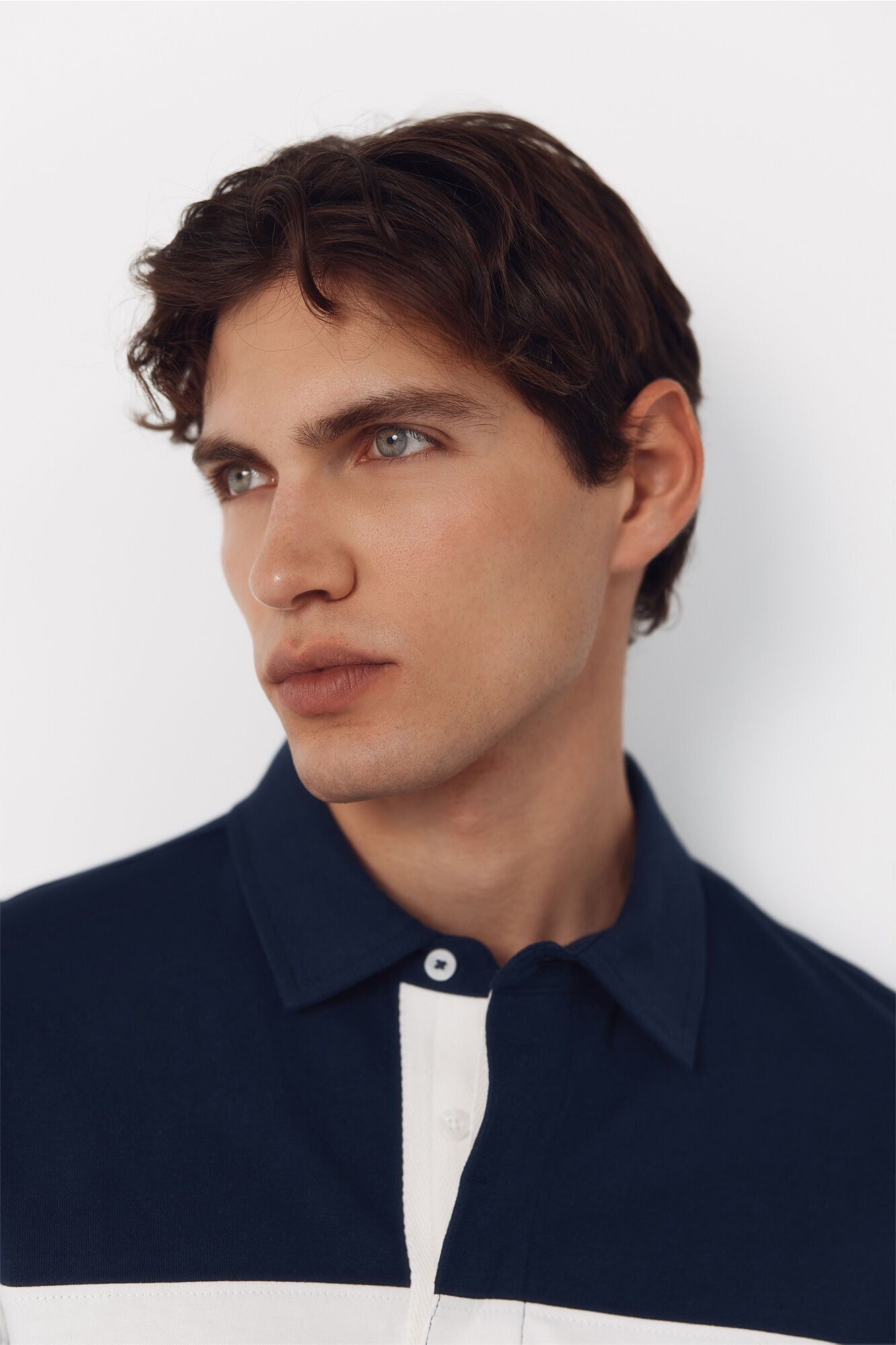 Cortefiel Rugby shirt  Navy