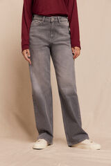 Slowlove  novos jeans retos Cinzento