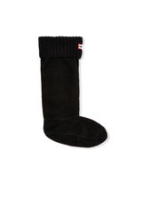 Hunter Calcetin half cardigan tall boot sock Negro