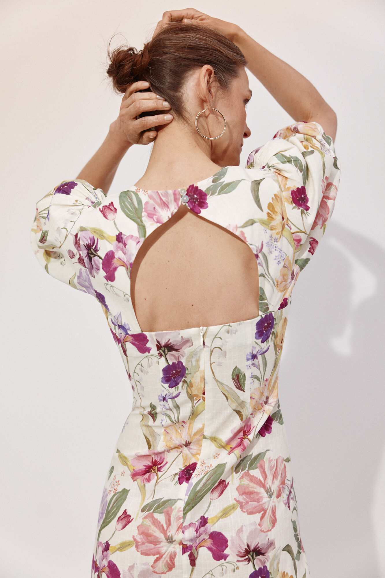 Cortefiel Floral print dress Multicolour