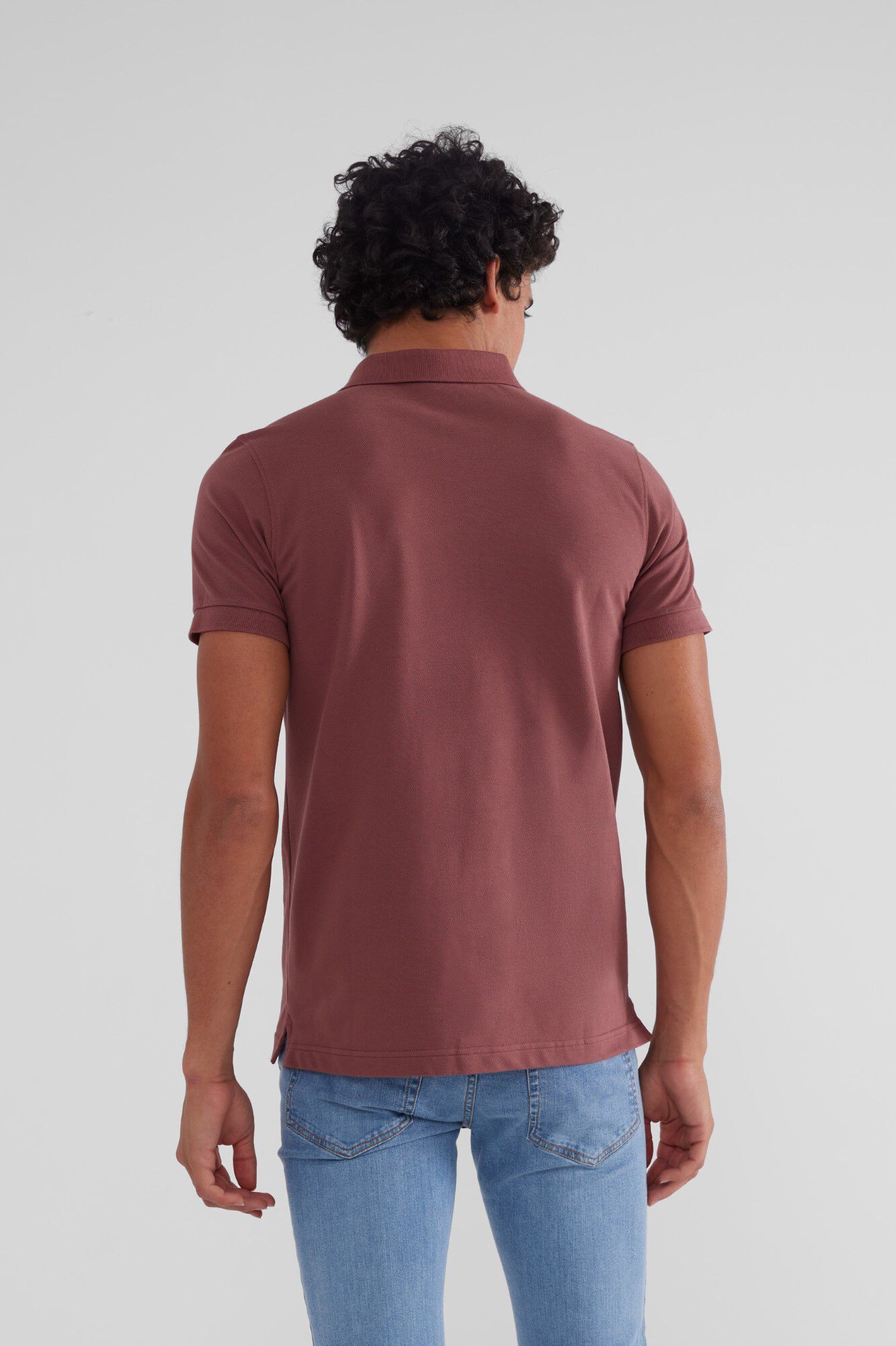 Silbon Polo trend burdeos Rojo