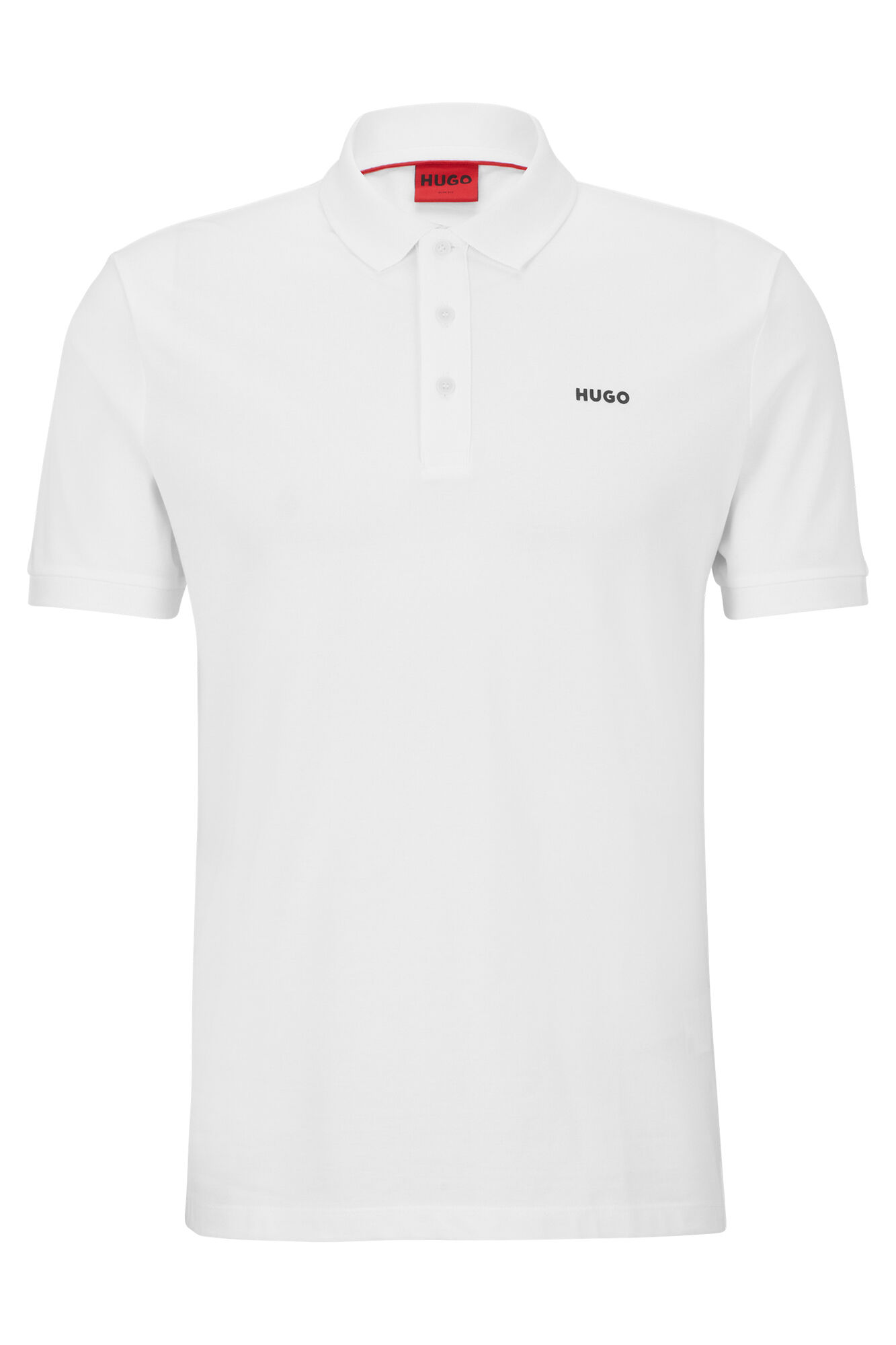 HUGO Polo de manga curta Branco
