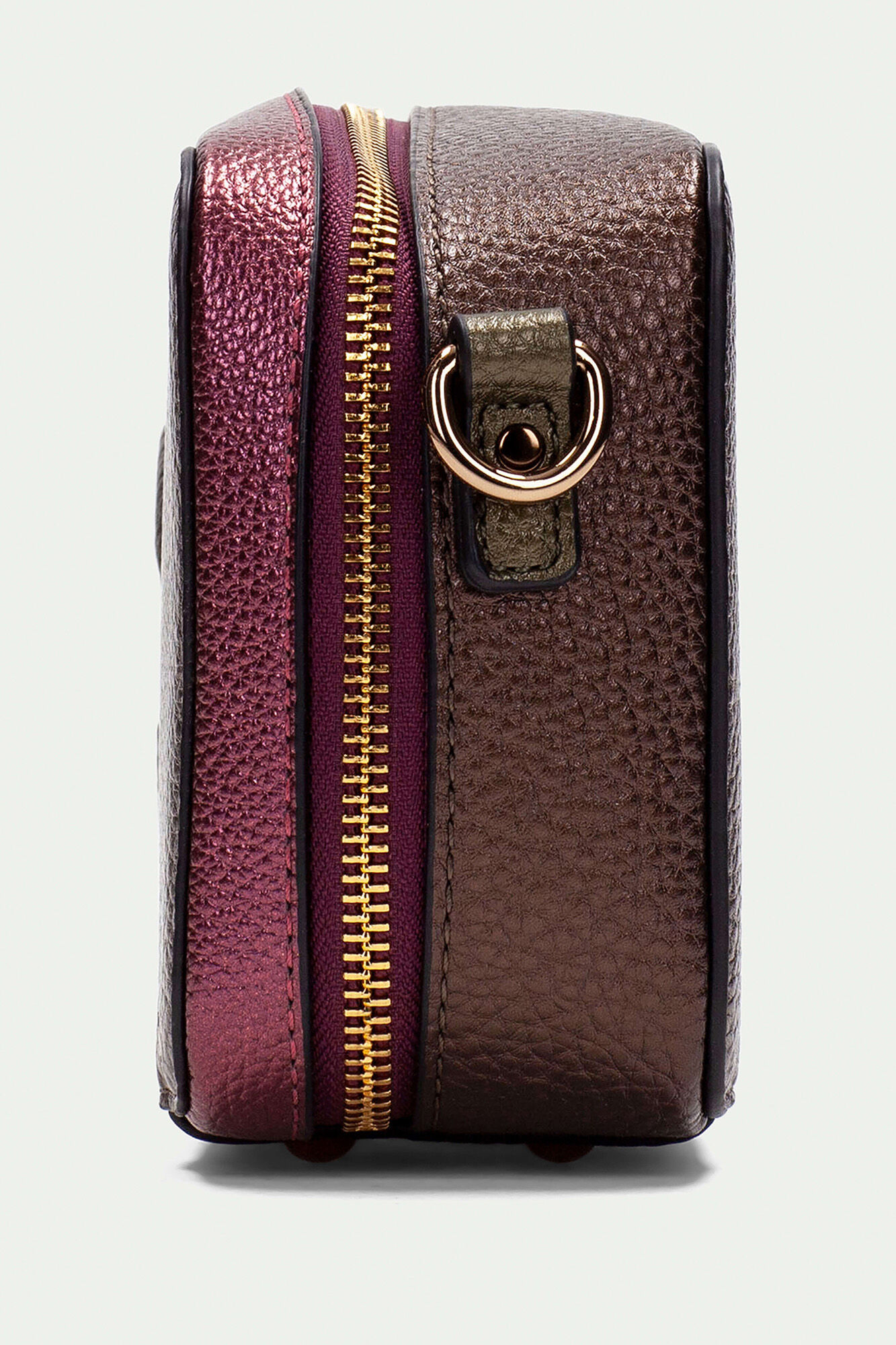 Hispanitas Desde 90 bolsa de mala de tiracolo com fecho-&eacute;clair Castanho