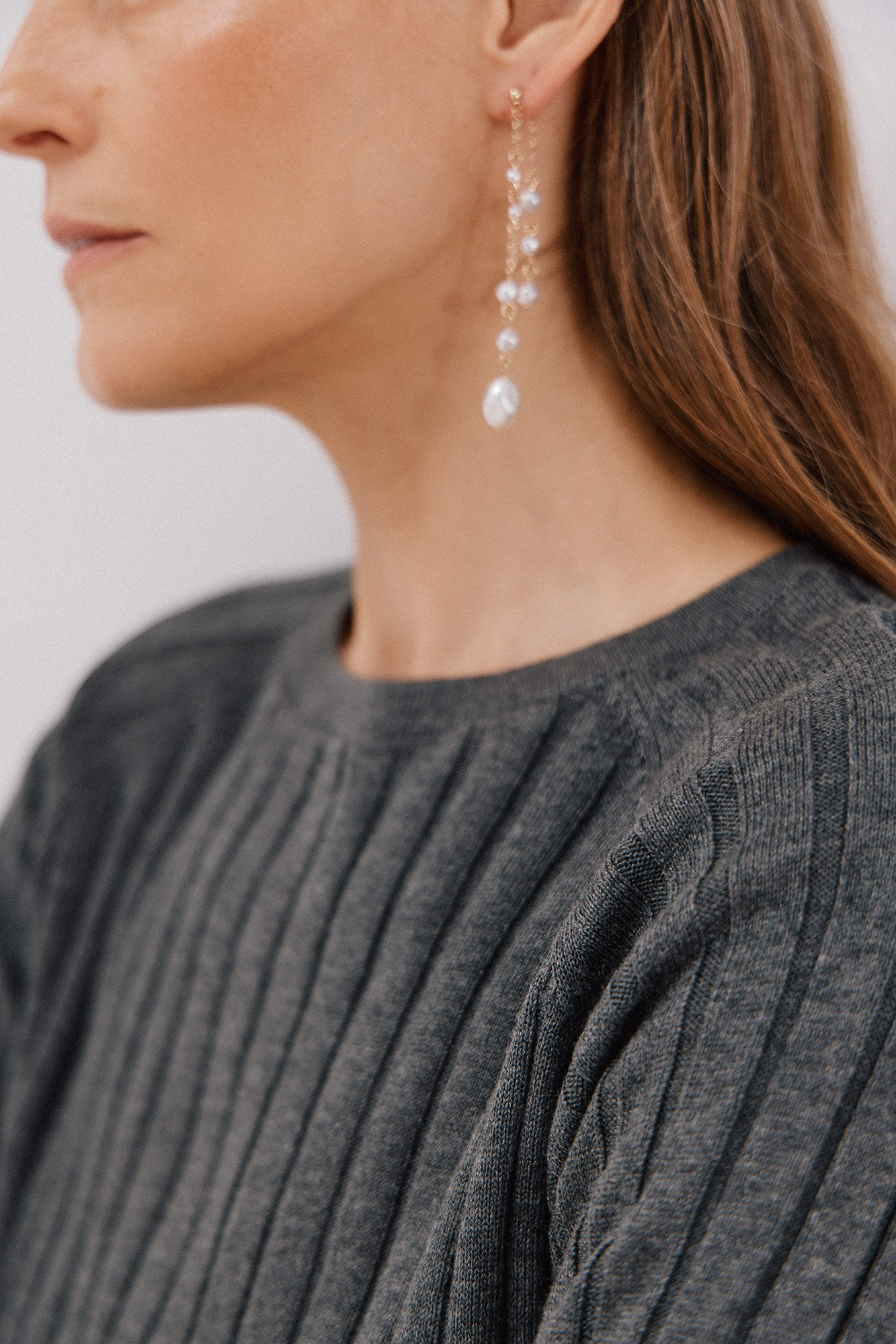 Cortefiel Total look jersey Grey