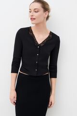 Caroll T-shirt manga comprida Tpatrizia Preto