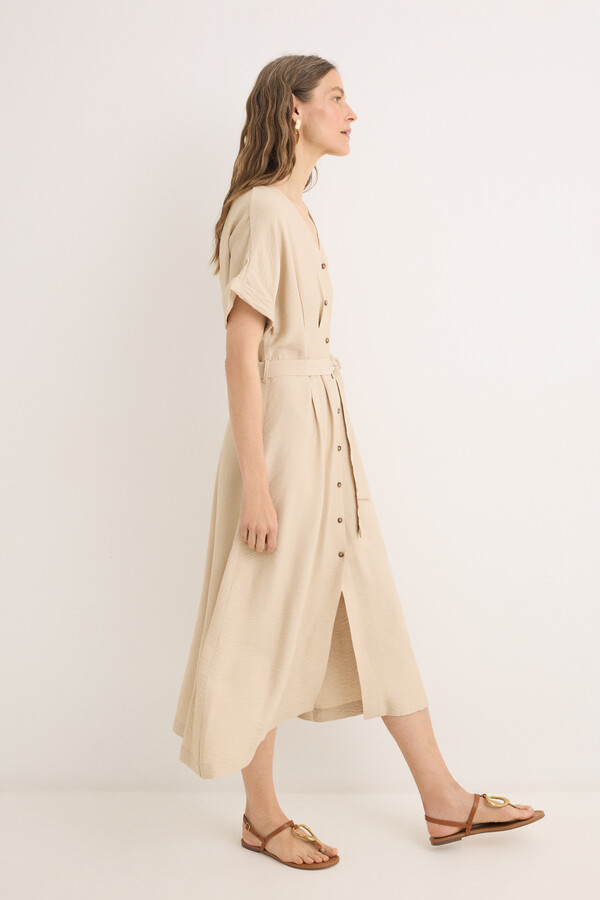 Pleated midi dress | Women's dresses | Pedro del Hierro Pleated midi dress | Women's dresses | Pedro del Hierro