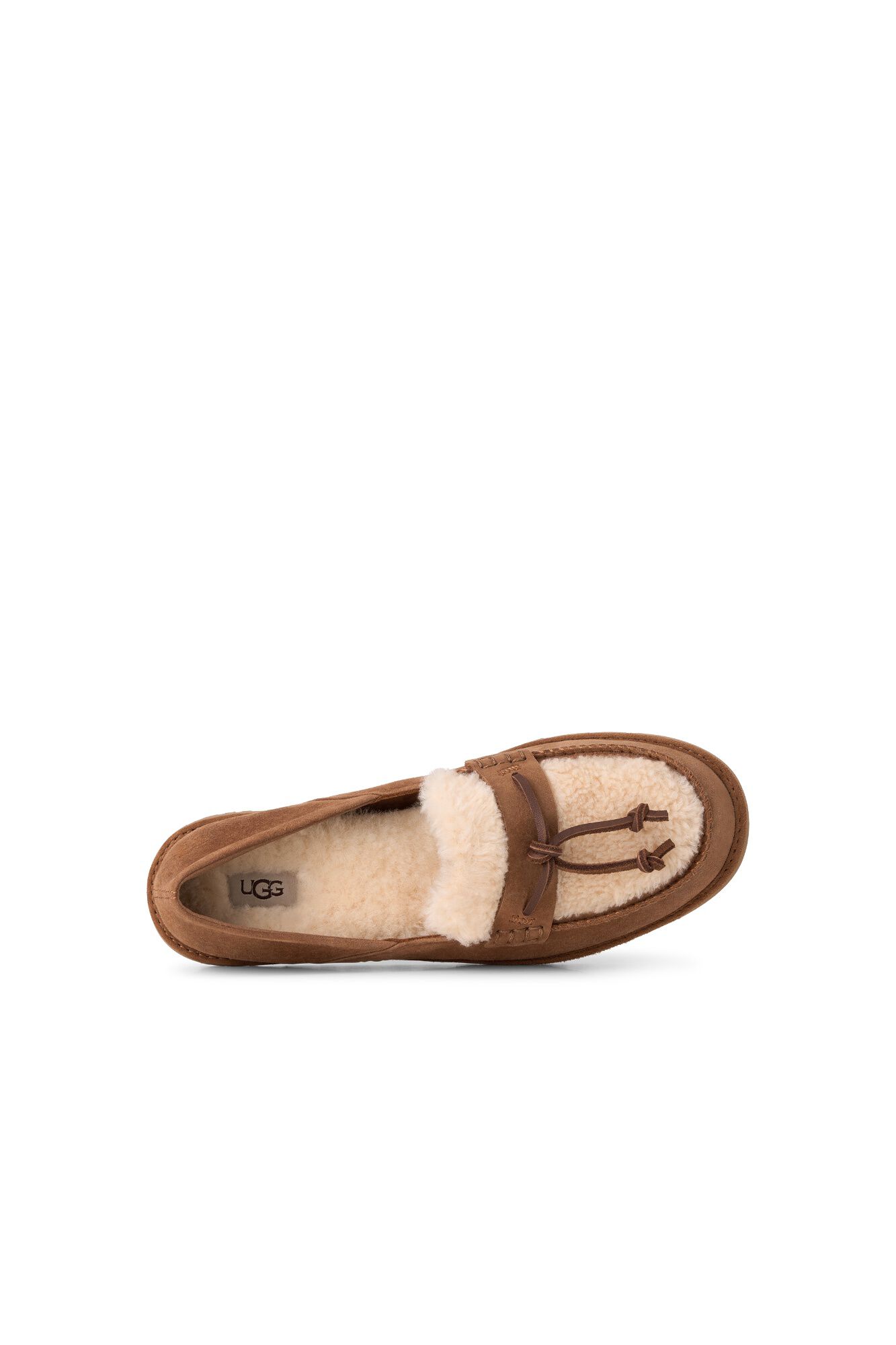 Ugg Mocassim Zora Castanho