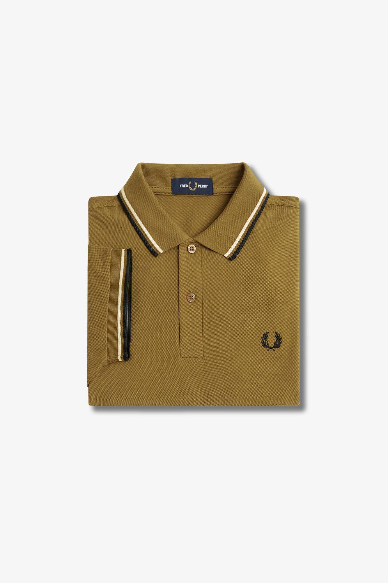 Fred Perry Camisa p&oacute;lo b&aacute;sica de manga curta Fred Perry Castanho