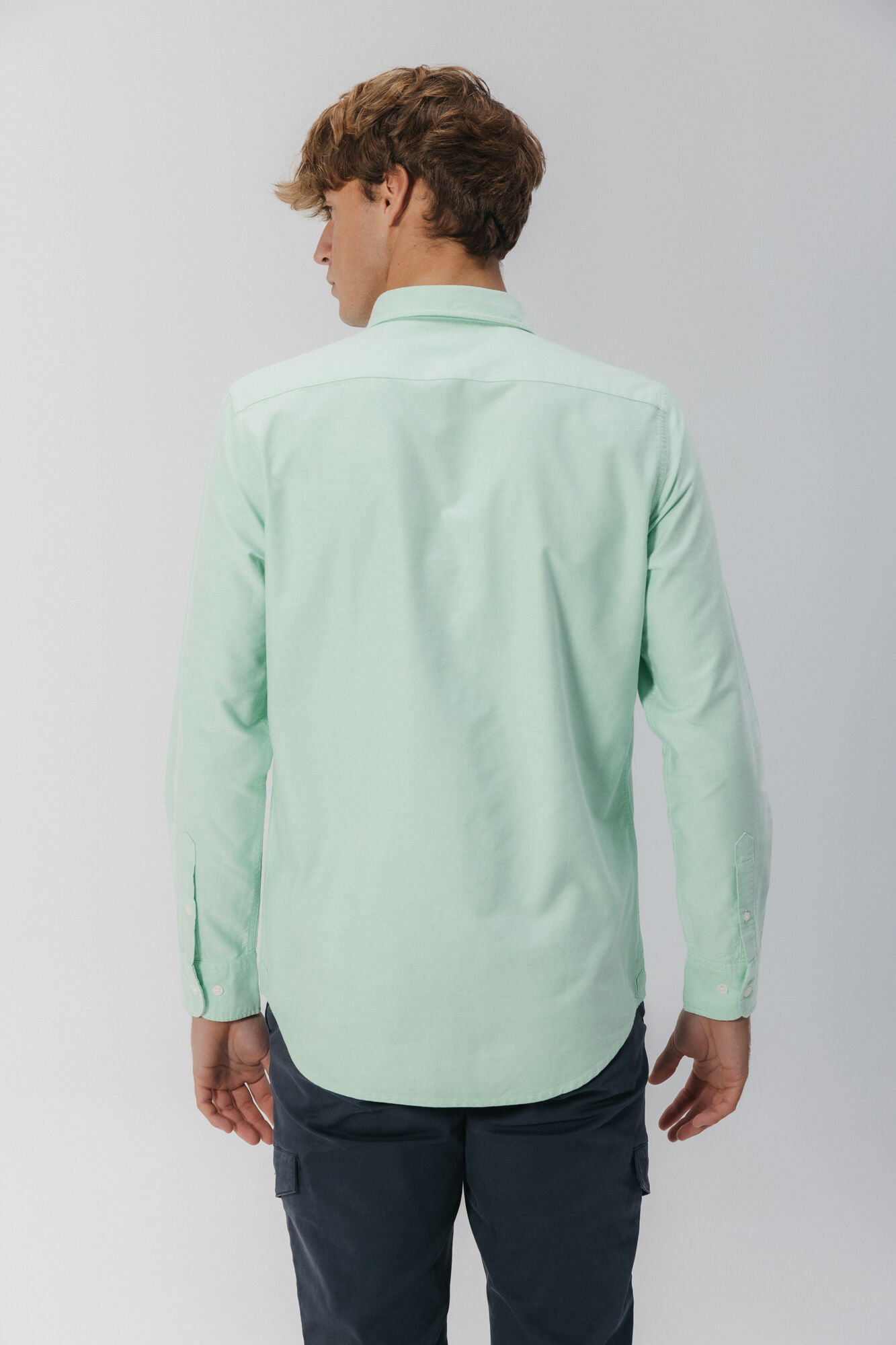 elPulpo Camisa casual Oxford Verde