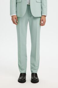 Selected Cal&ccedil;a de alfaiataria Slim Fit