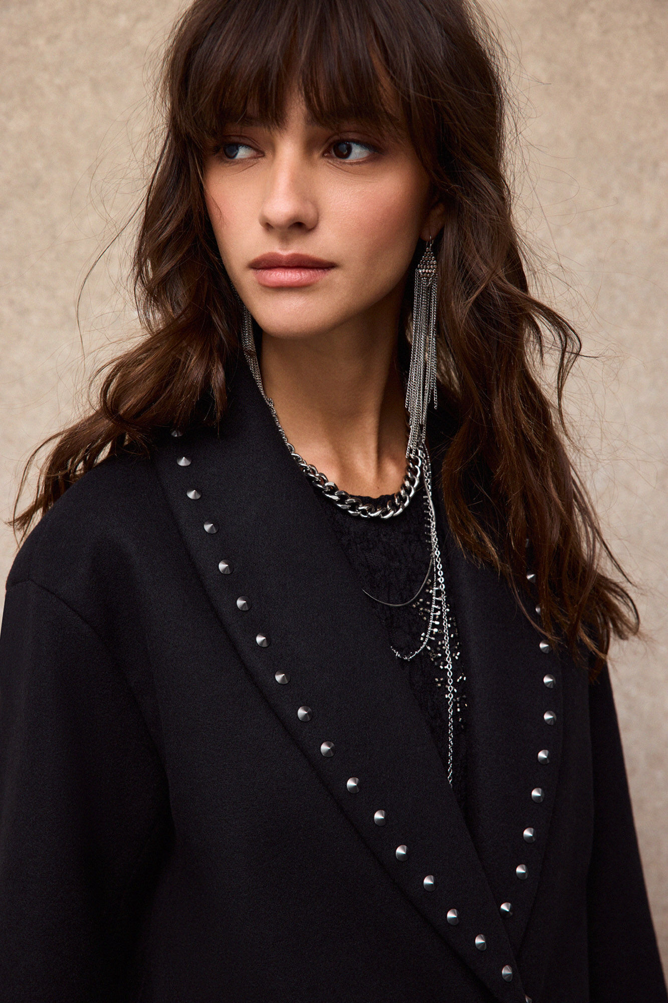 Slowlove Long coat Black