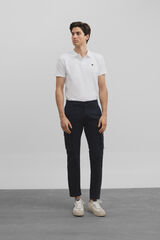 Silbon Pantalon sport cargo Azul marino