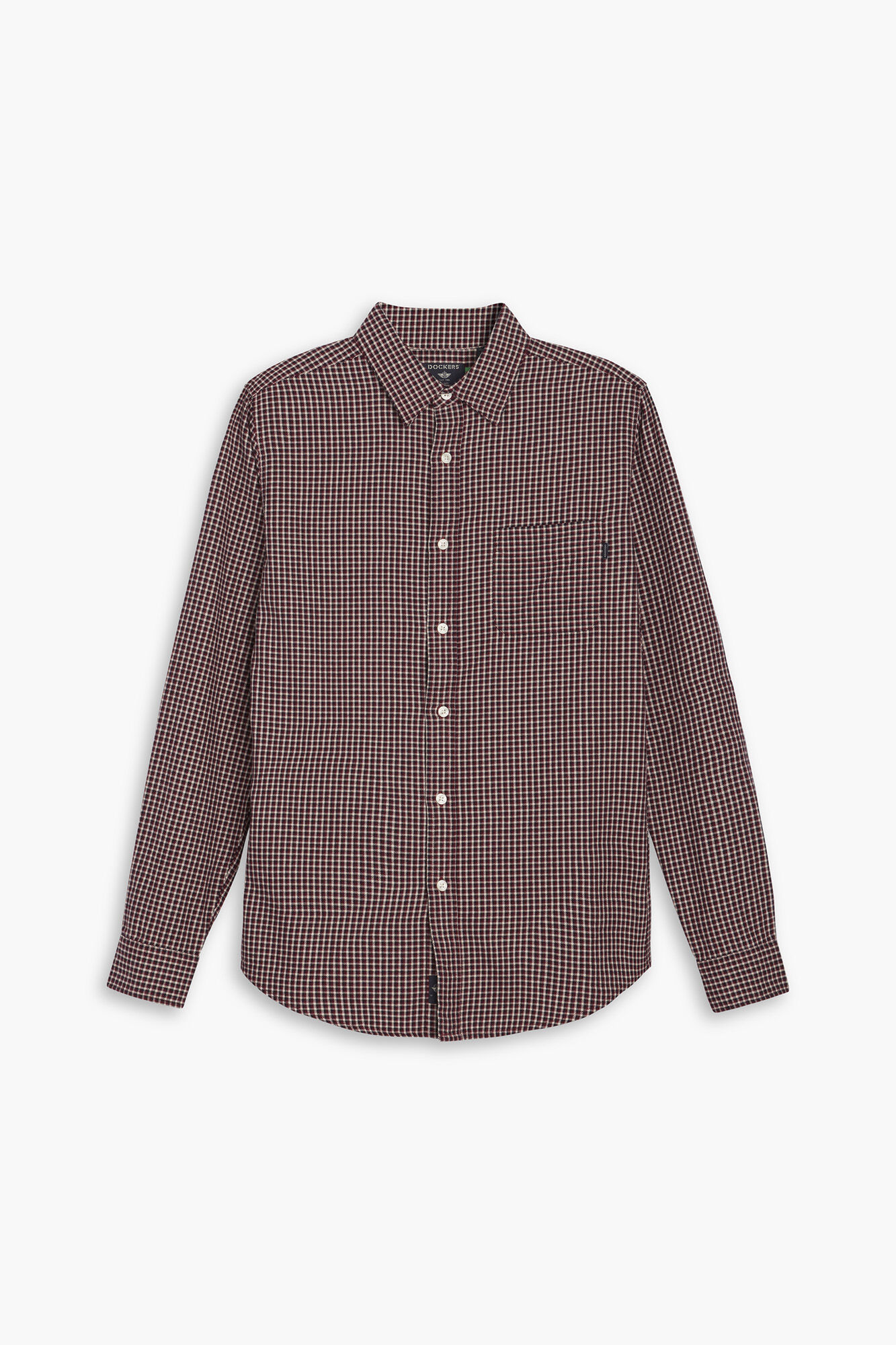 Dockers Camisa para homem Icon Slim Fit com bot&otilde;es Granada