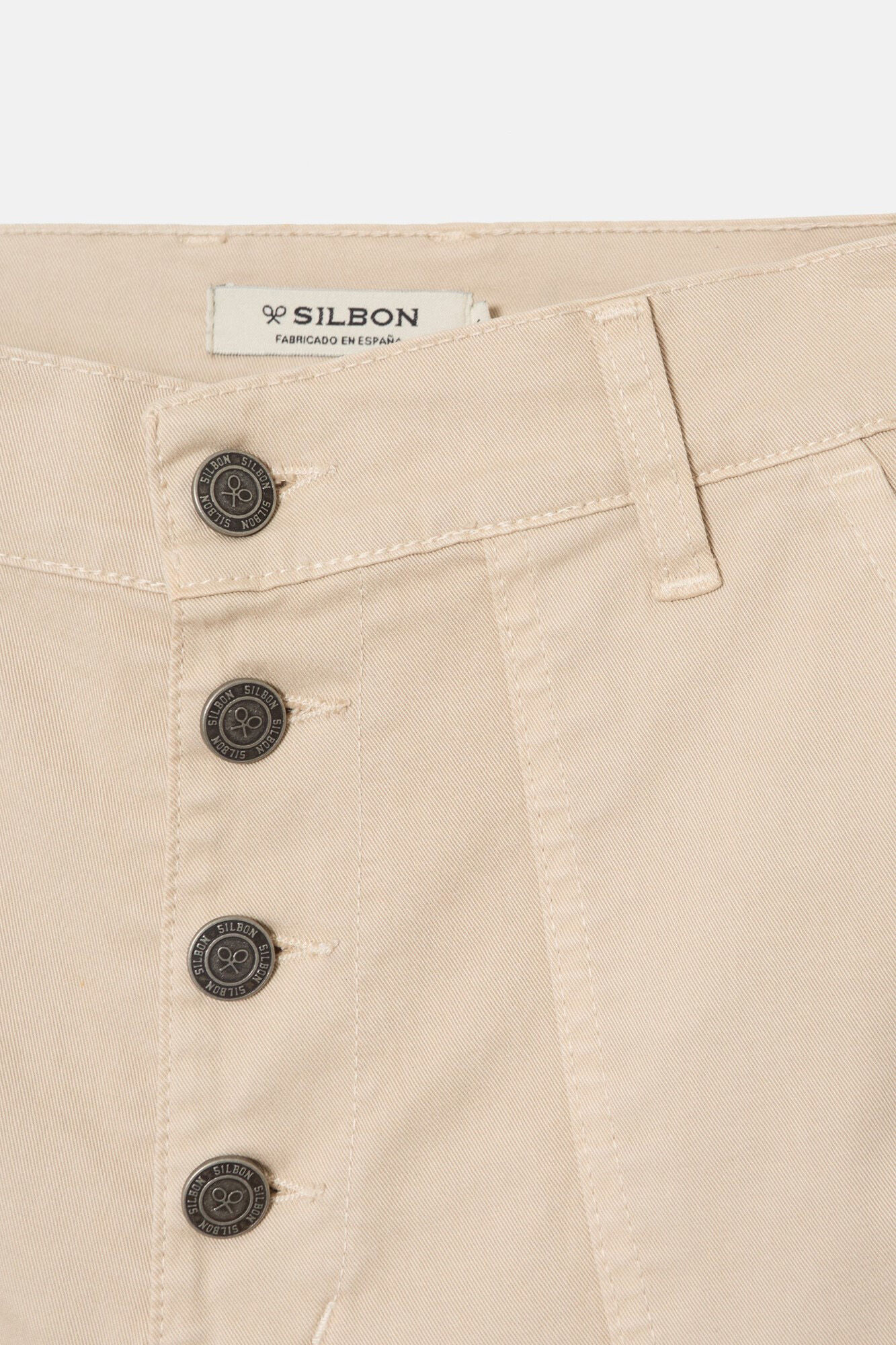 Silbon Cargo trousers Beige