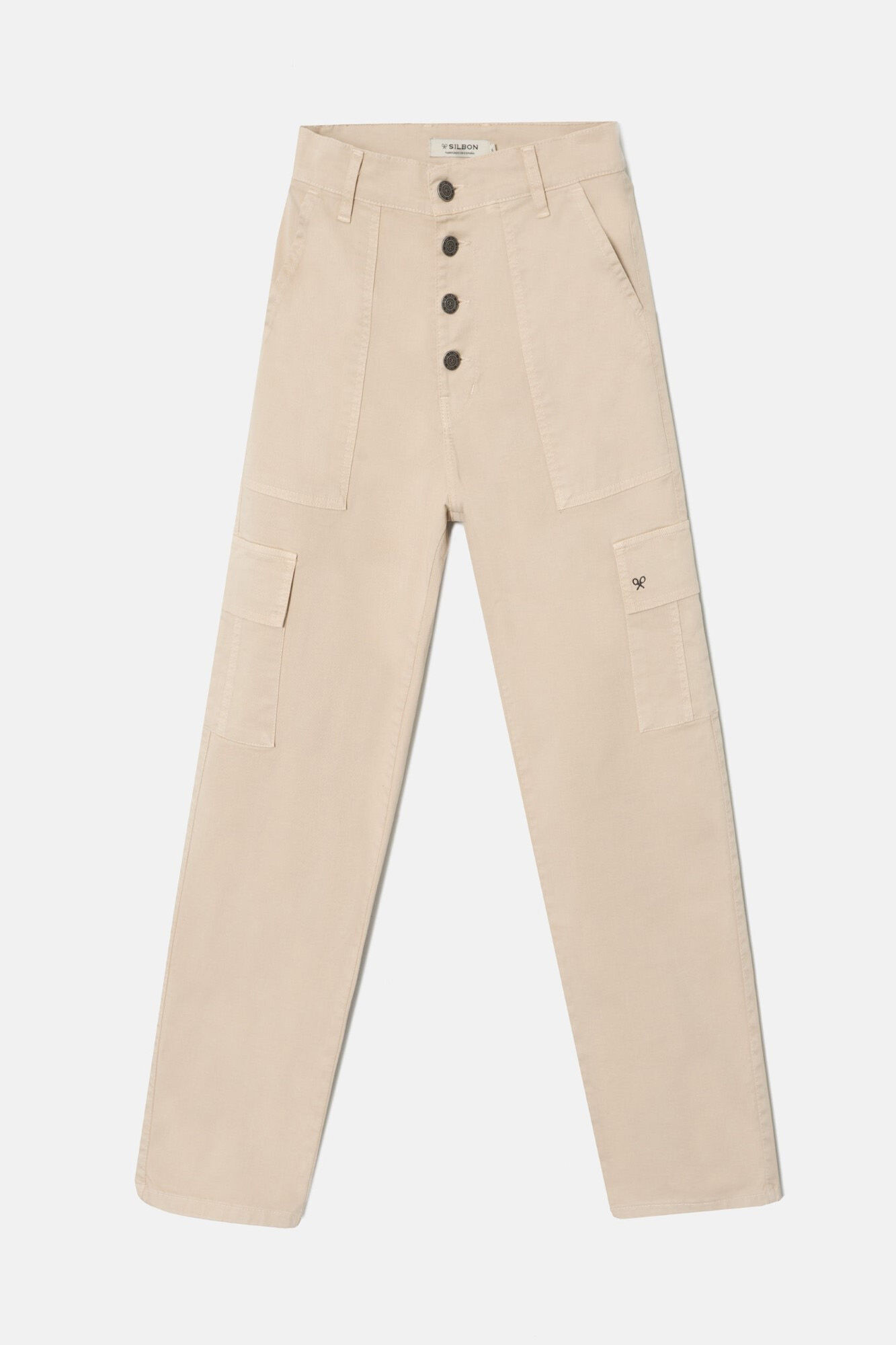 Silbon Cargo trousers Beige
