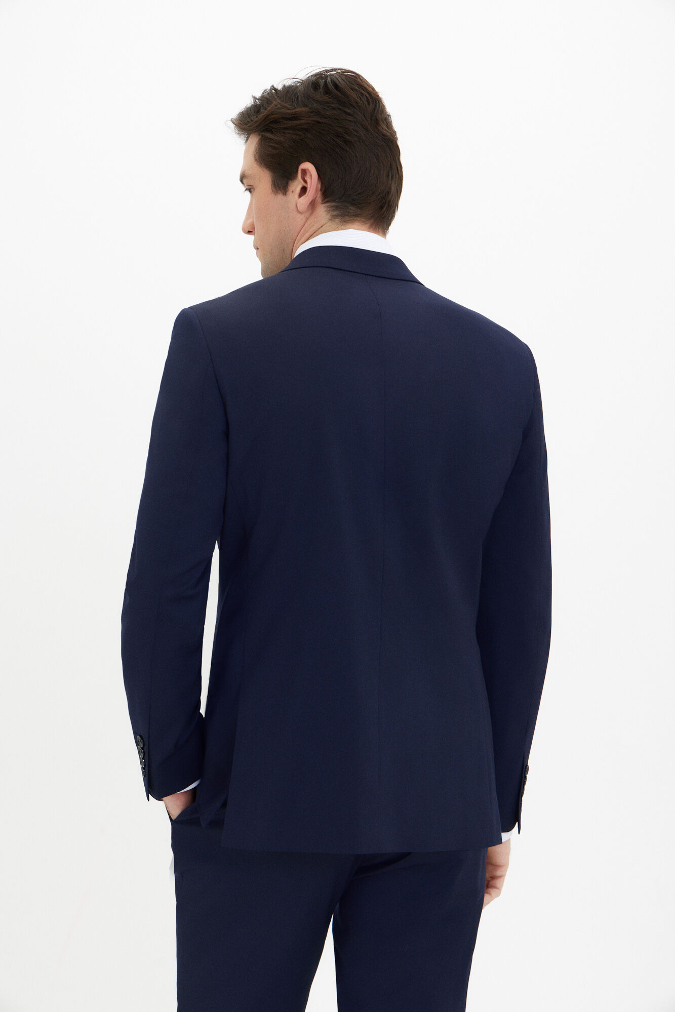 Cortefiel Plain coolmax&reg; jacket Navy
