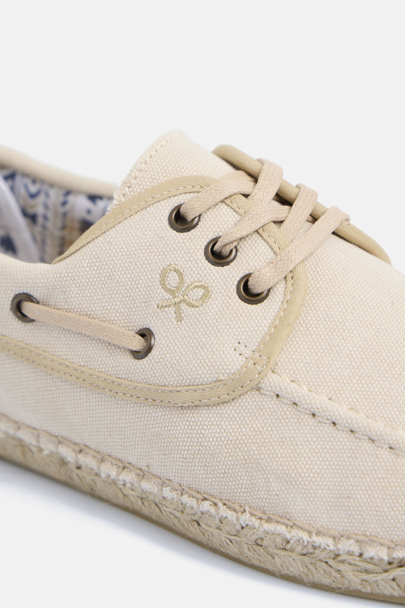 Silbon Alpargata nautico Beige