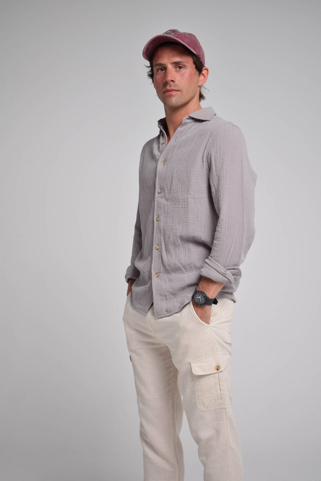 Cloking Pantal&oacute;n Lino Cargo