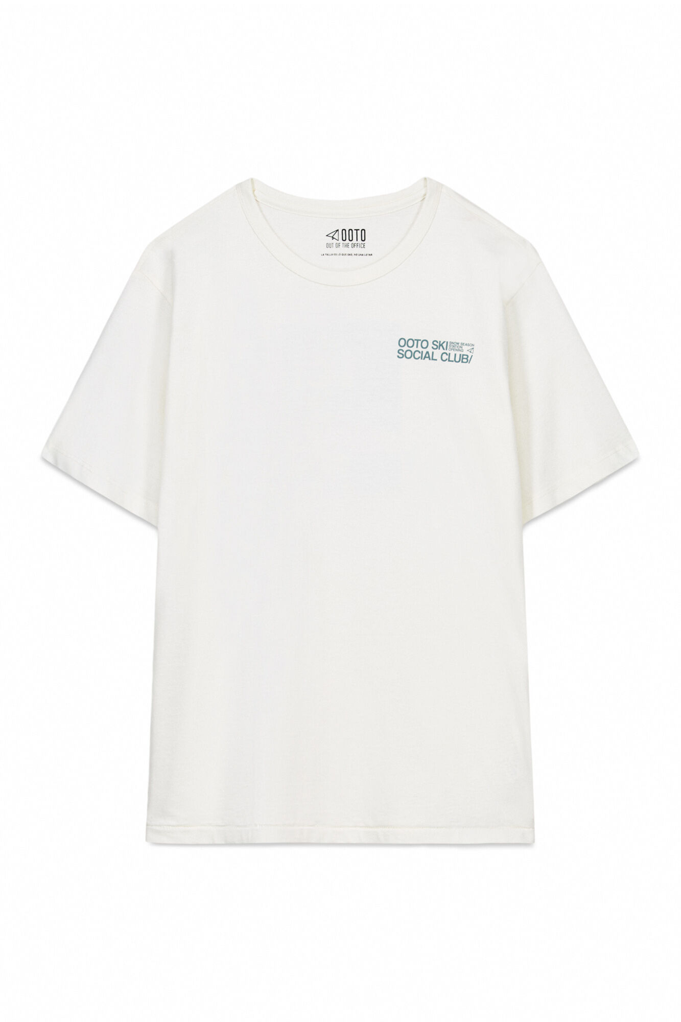 OOTO T-shirt gr&aacute;fica Ecru