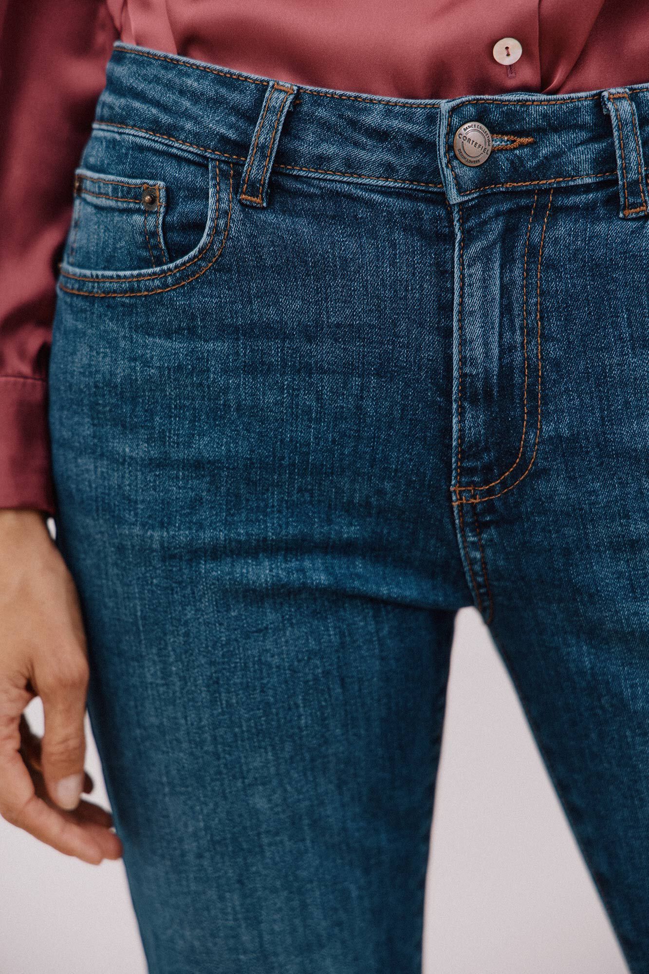 Cortefiel Straight jeans  Blue