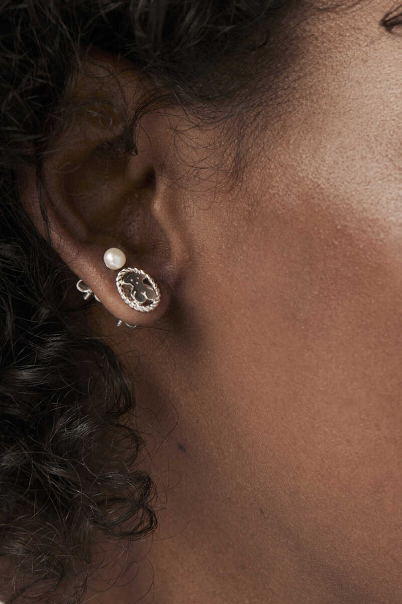 Camee silver earrings | Women\'s accessories | Pedro del Hierro