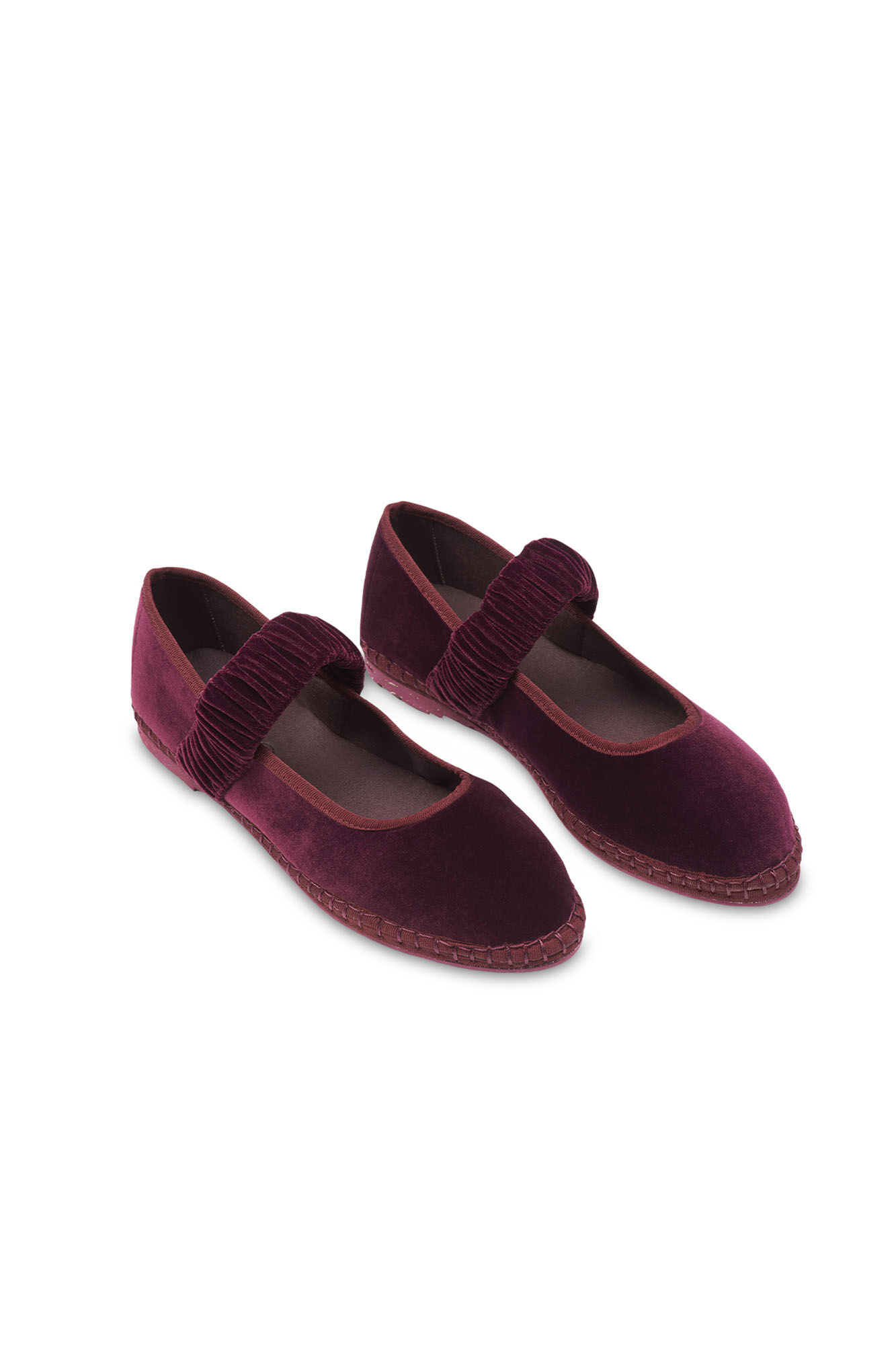 Flabelus Veludo Mary Janes
