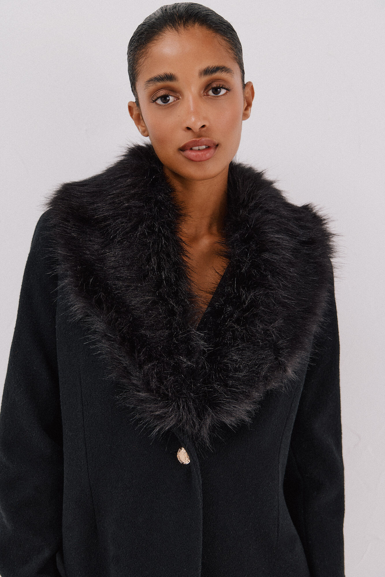 Cortefiel Sobretudo com detalhe efeito pelo