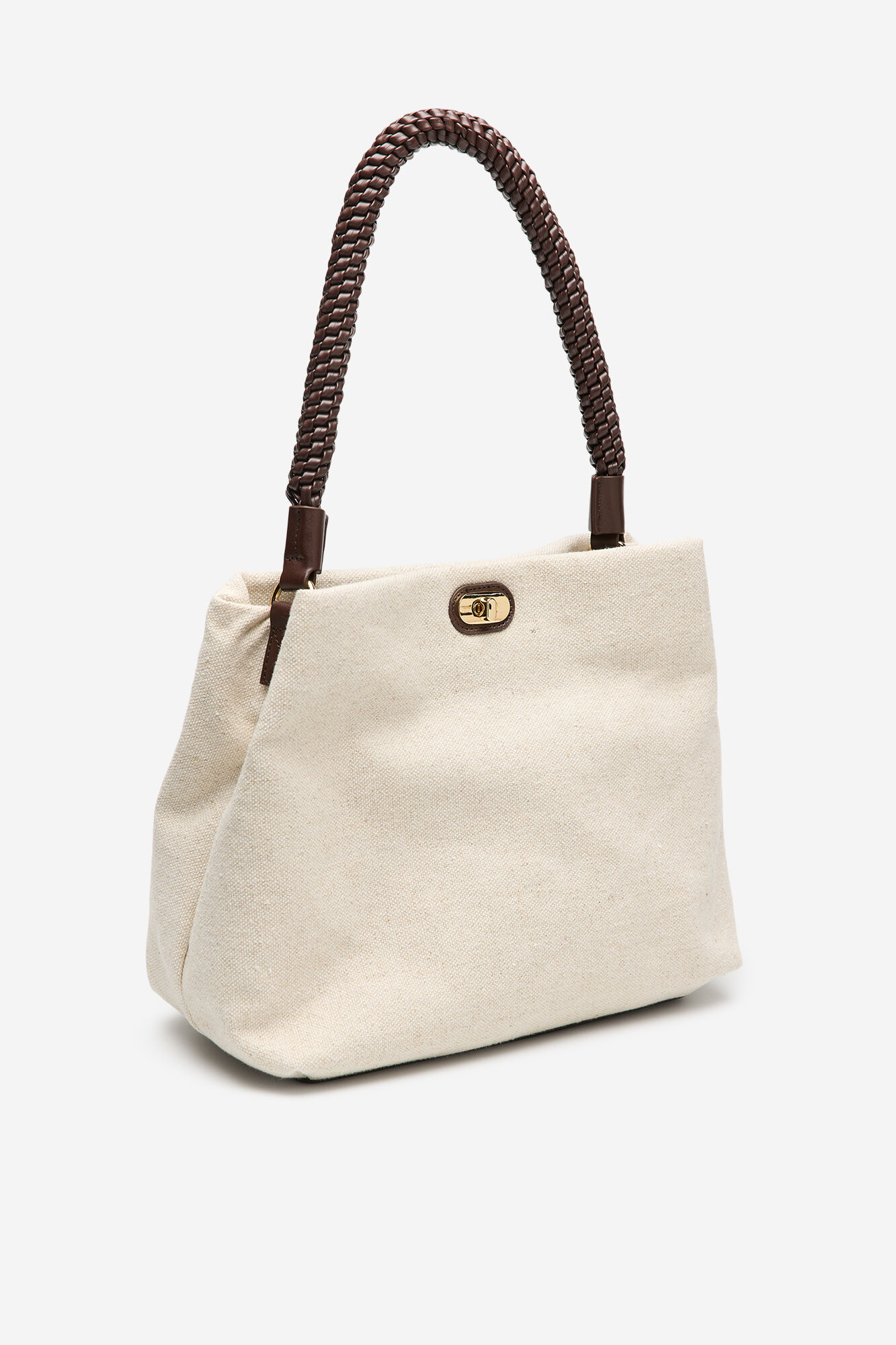 Cortefiel Mala r&aacute;fia al&ccedil;a entran&ccedil;ada Tostado