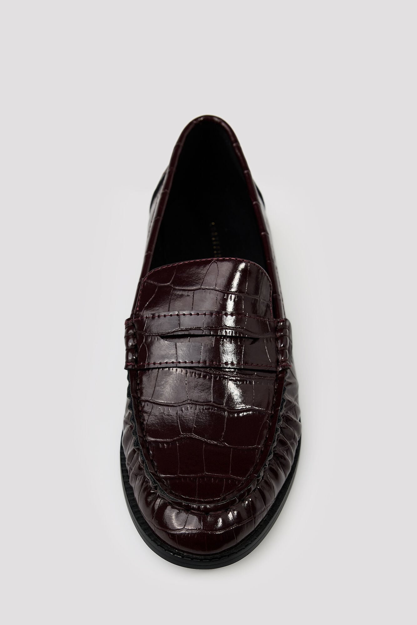 Cortefiel Mocas&iacute;n textura Marr&oacute;n