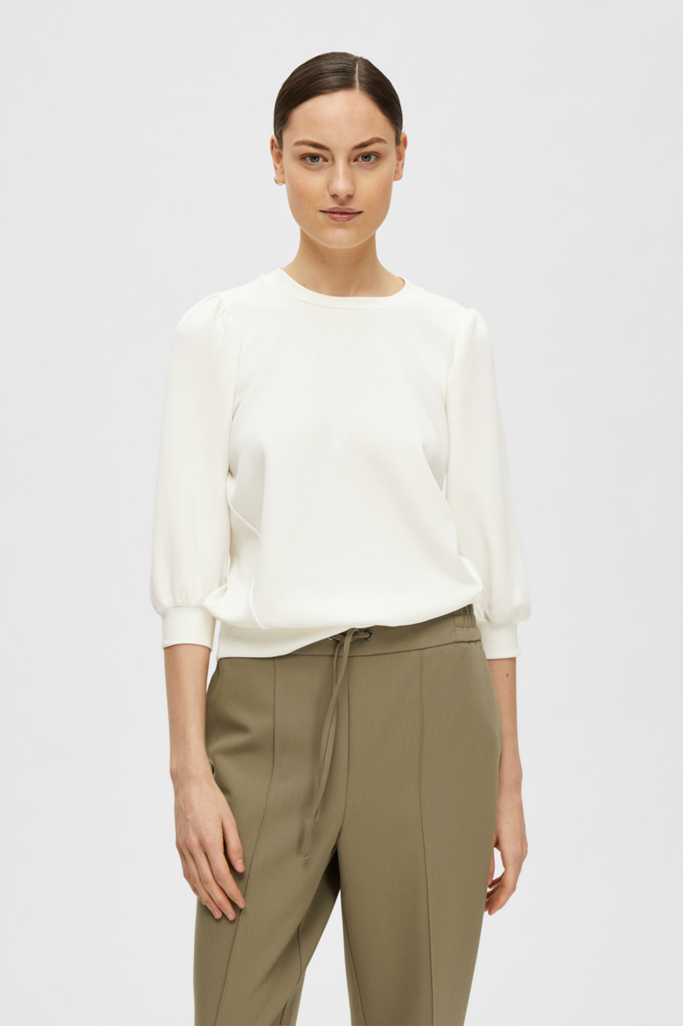 Selected Blusa com manga top