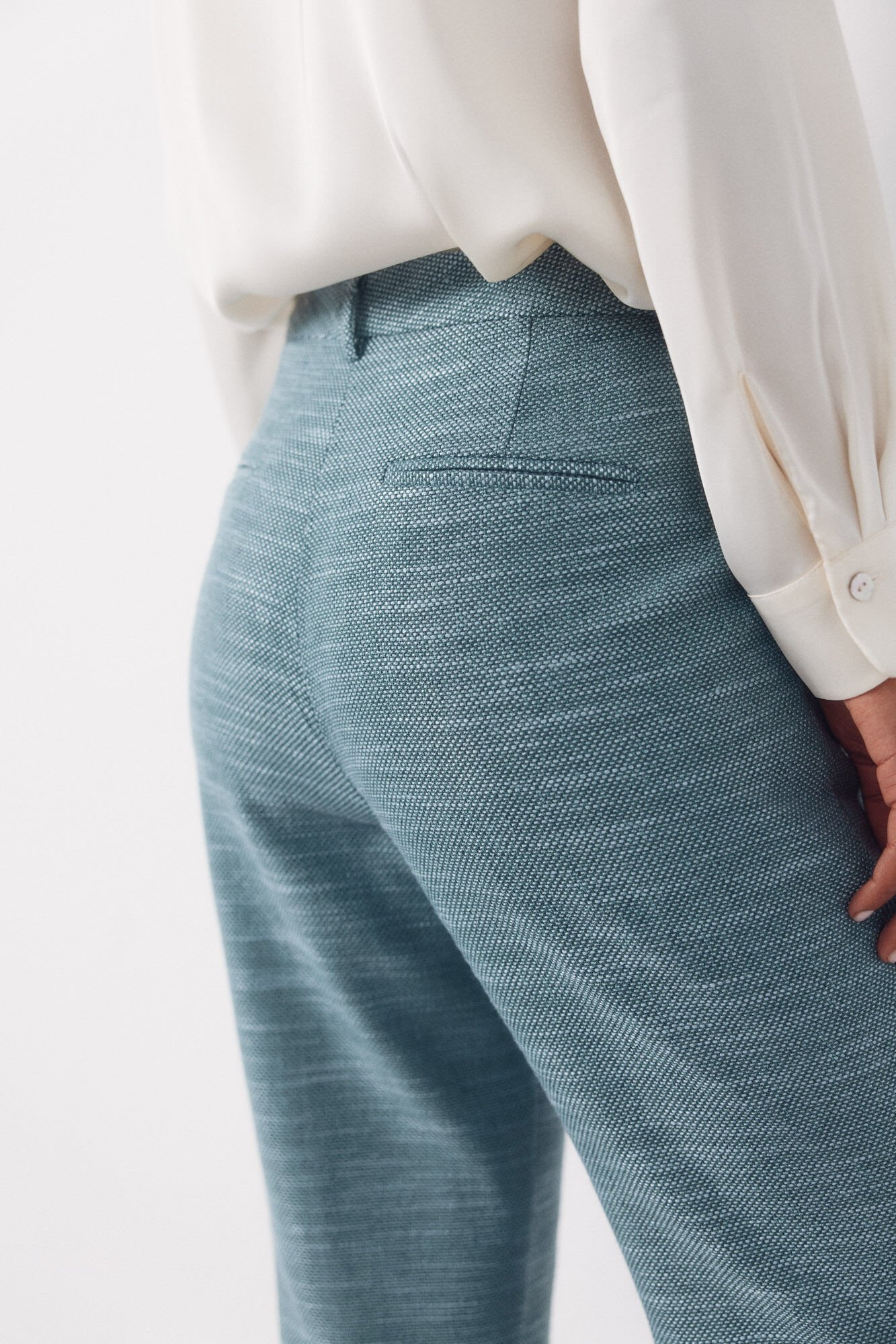 Cortefiel Slim fit trousers Blue