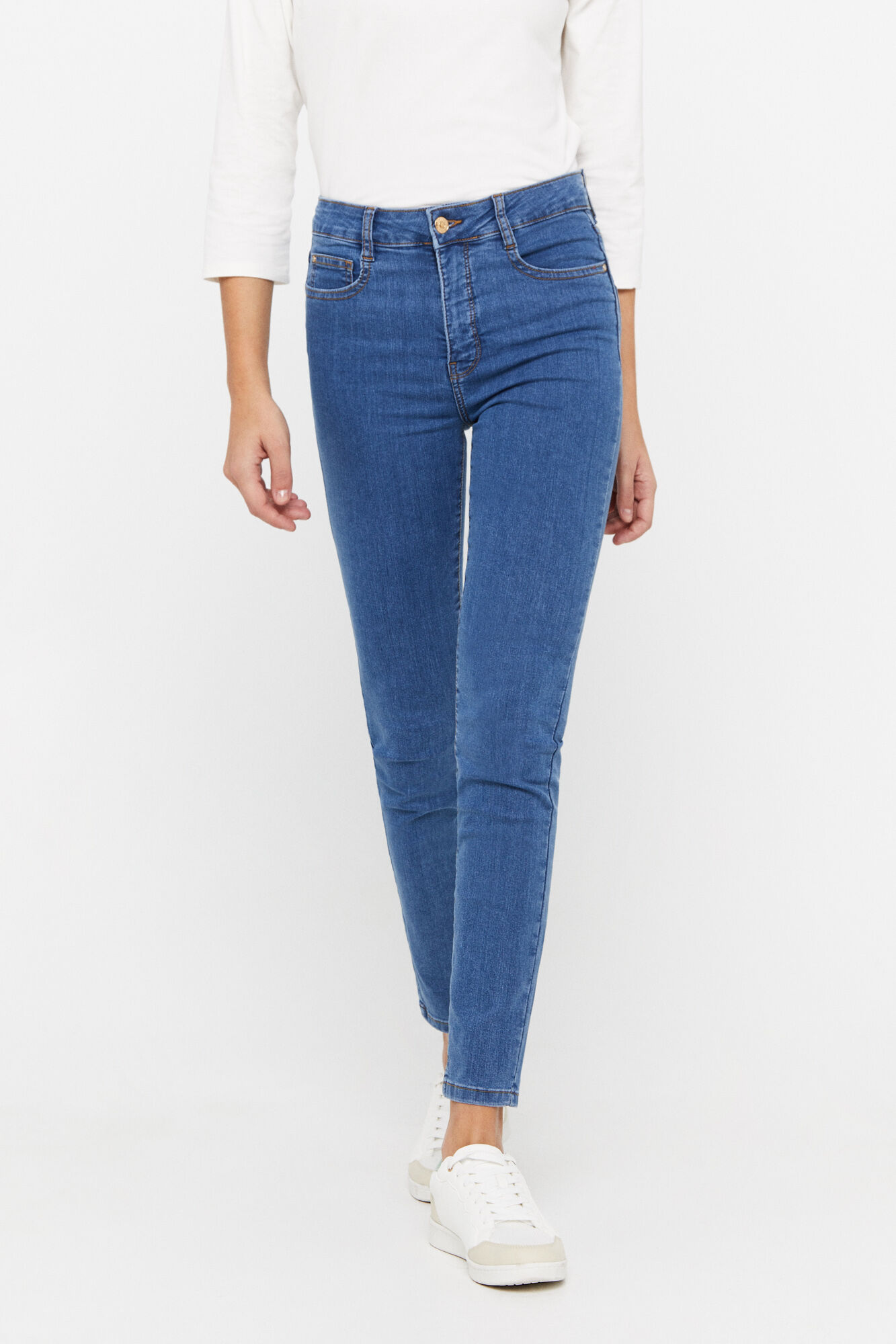 Cortefiel Pantal&oacute;n vaquero reductor sensational fit Azul oscuro