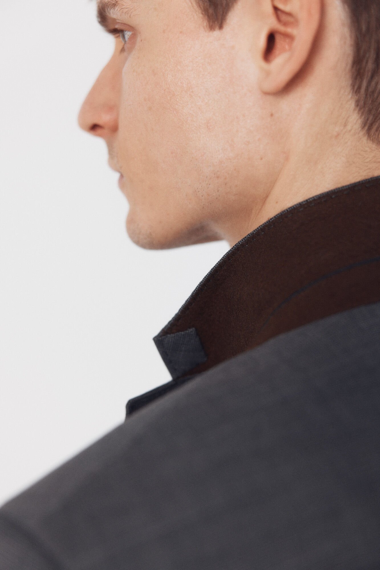 Cortefiel Grey structured dynamic blazer Dark grey