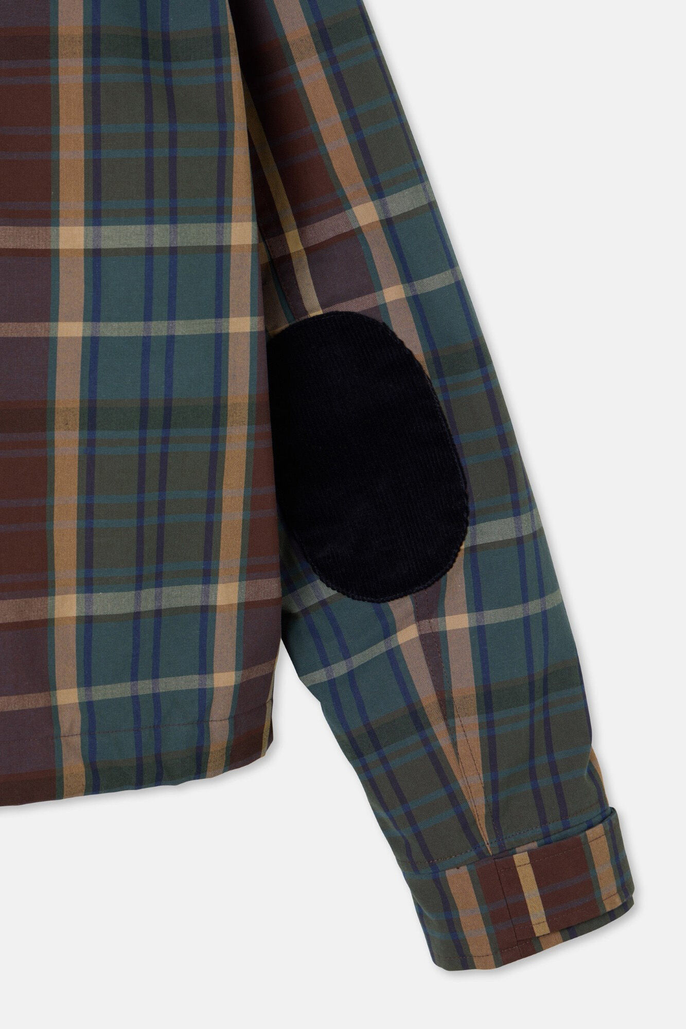 Silbon Blus&atilde;o de borrego xadrez encerada Verde