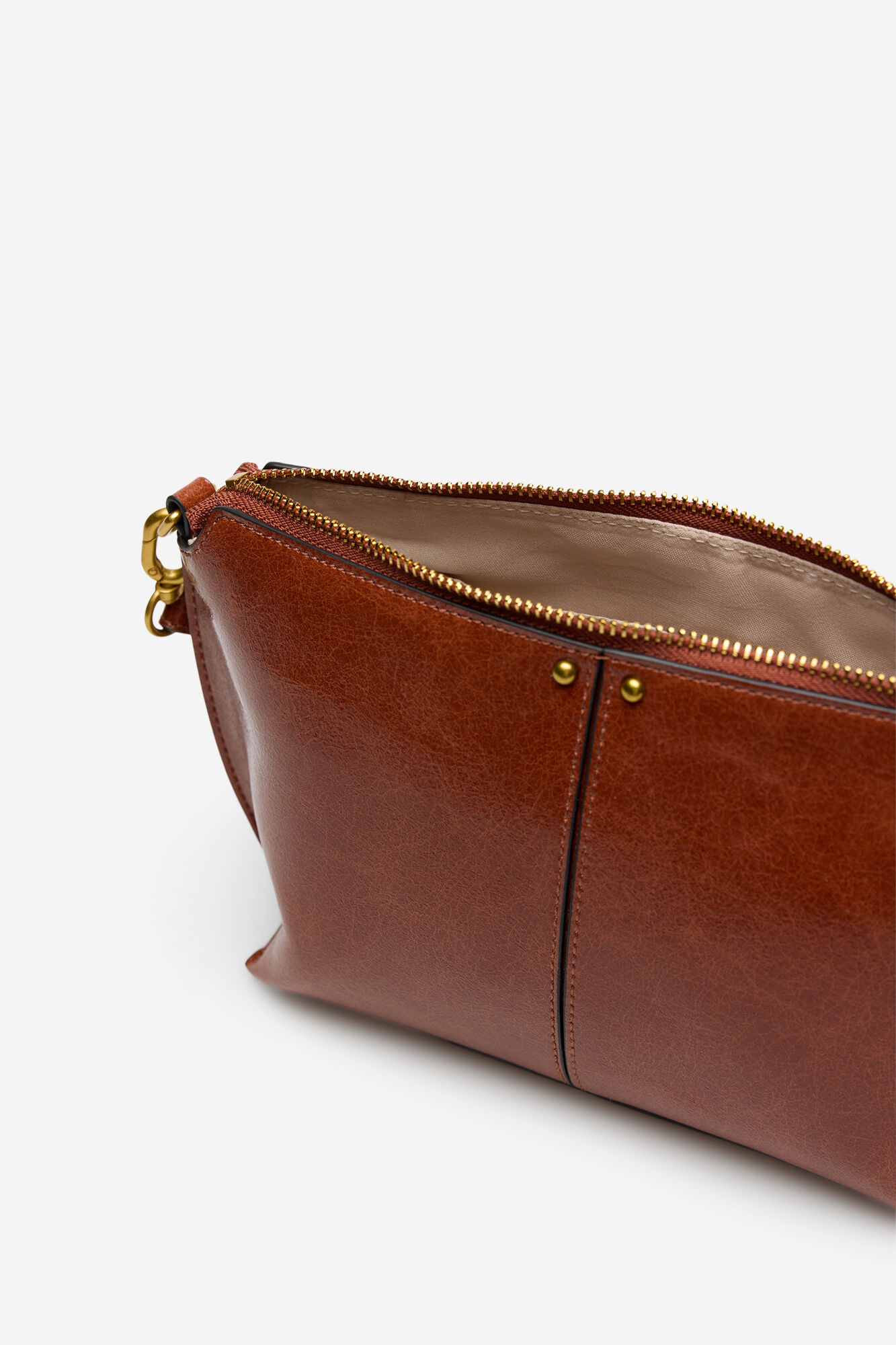 Cortefiel Double- handle shoulder bag Orange