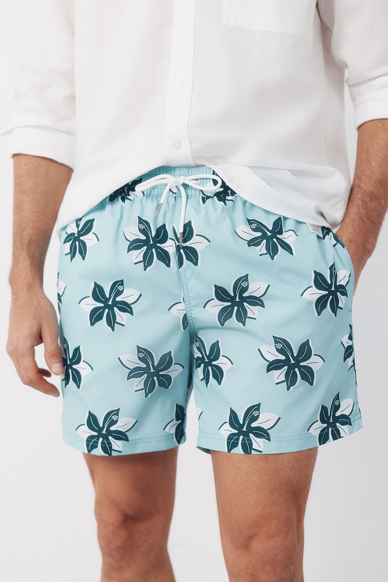 Cortefiel Floral print swimwear
