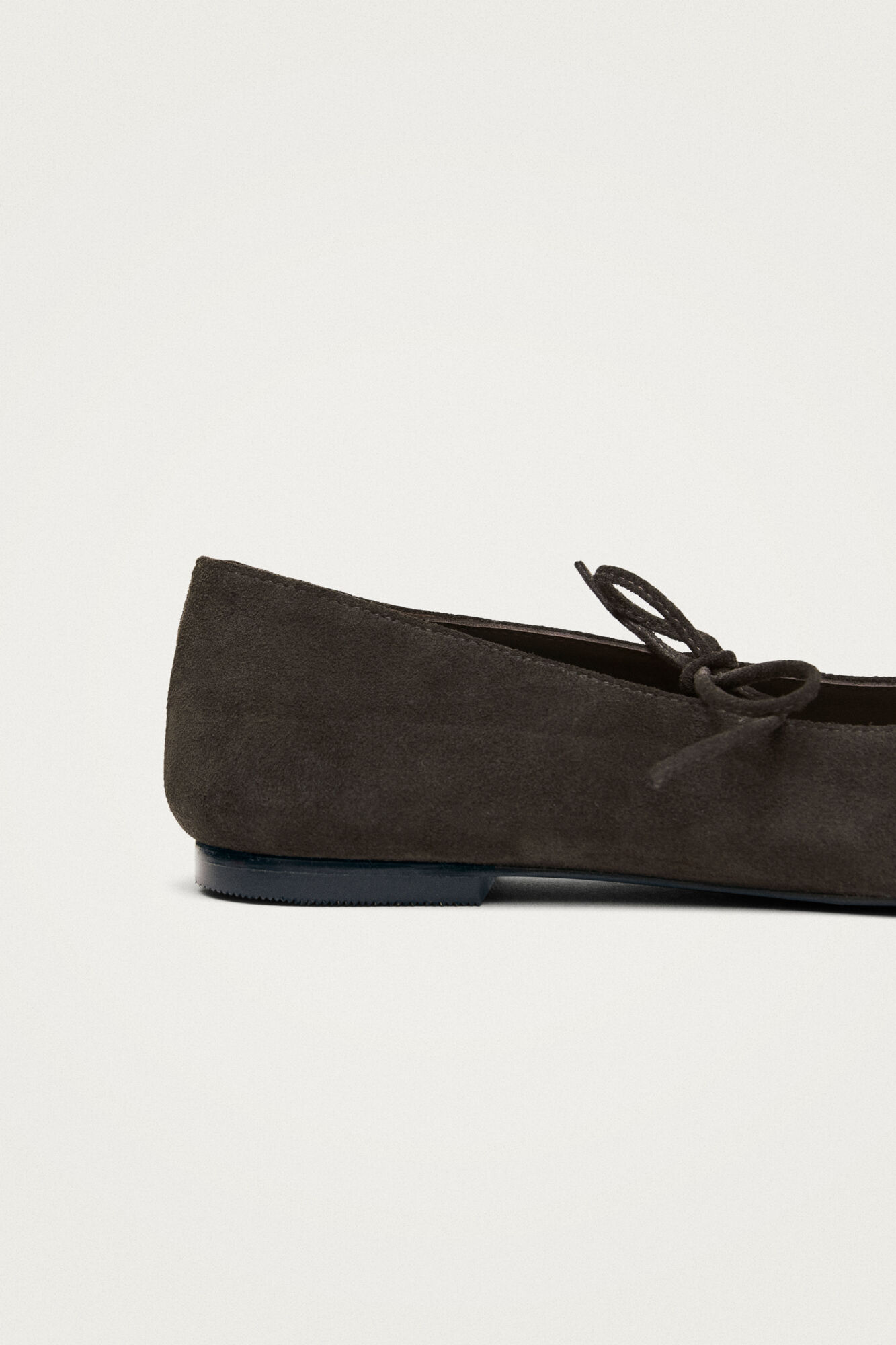 Alohas Sway Suede Leather Ballerinas Brown