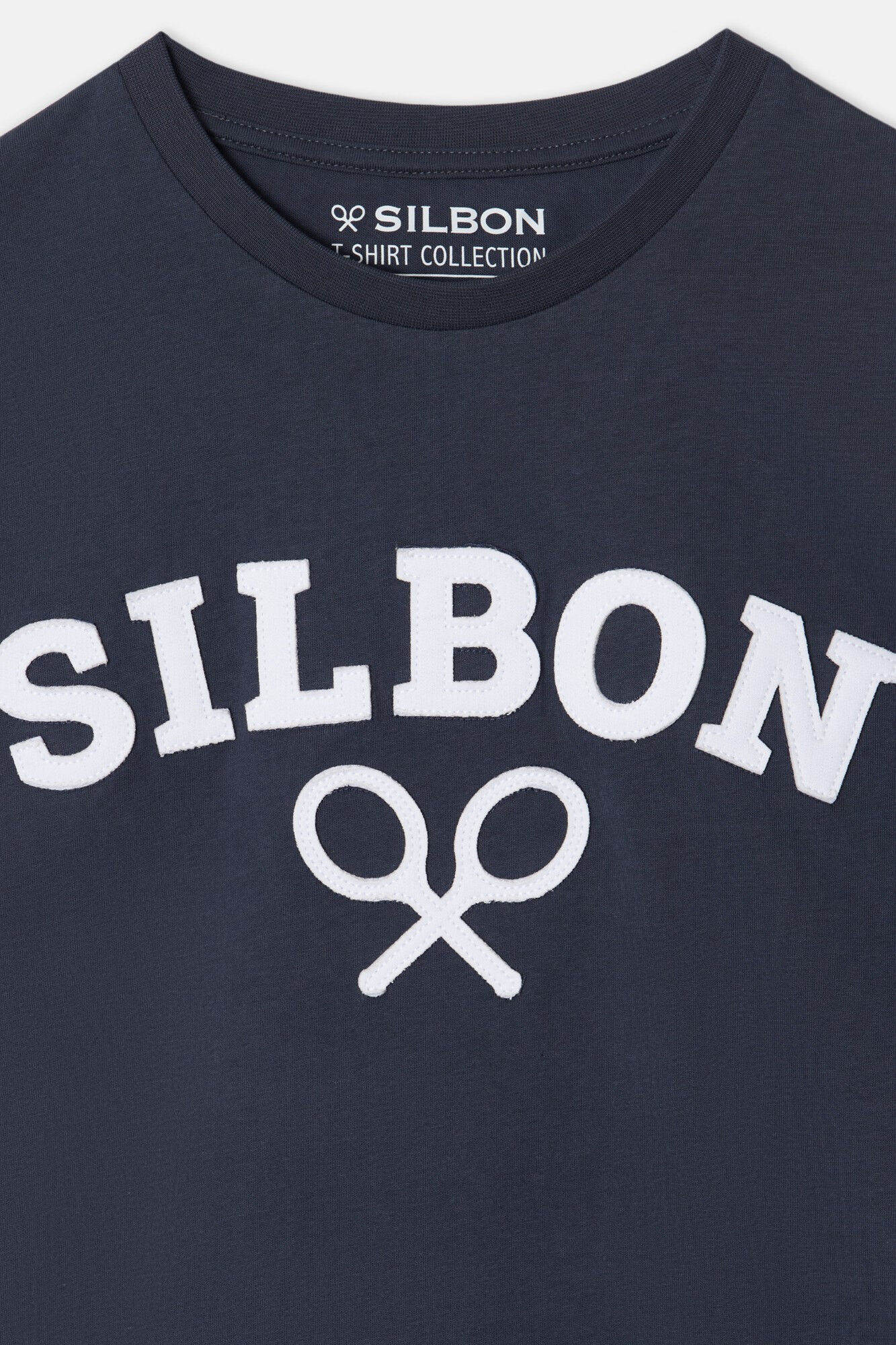 Silbon Silbon racket t-shirt stockings Navy