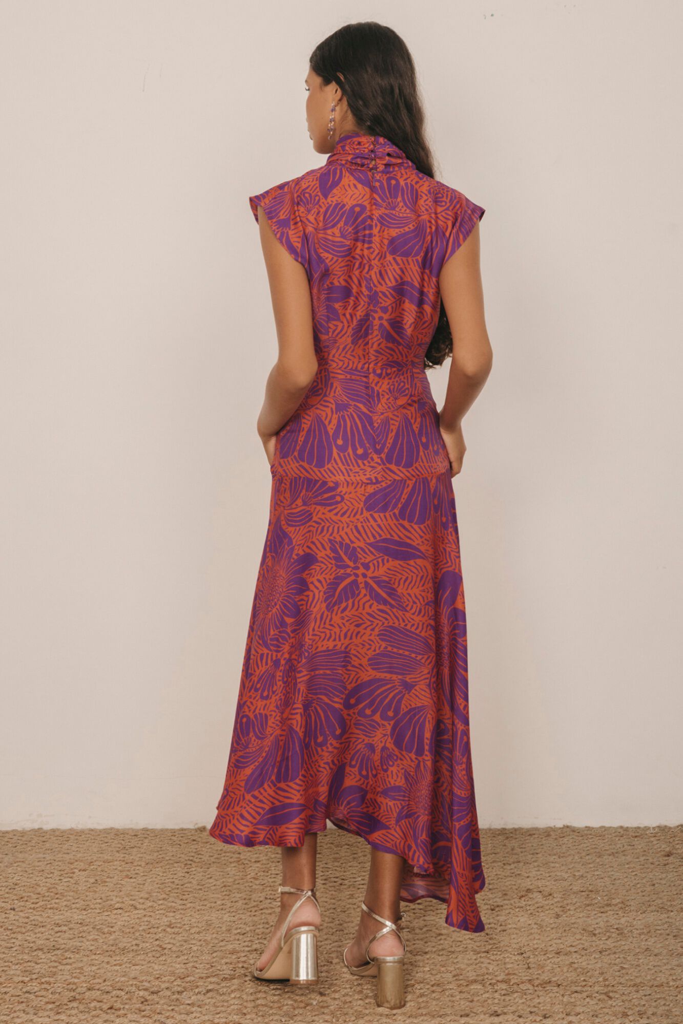 Cherubina Vestido Joanna Roxo