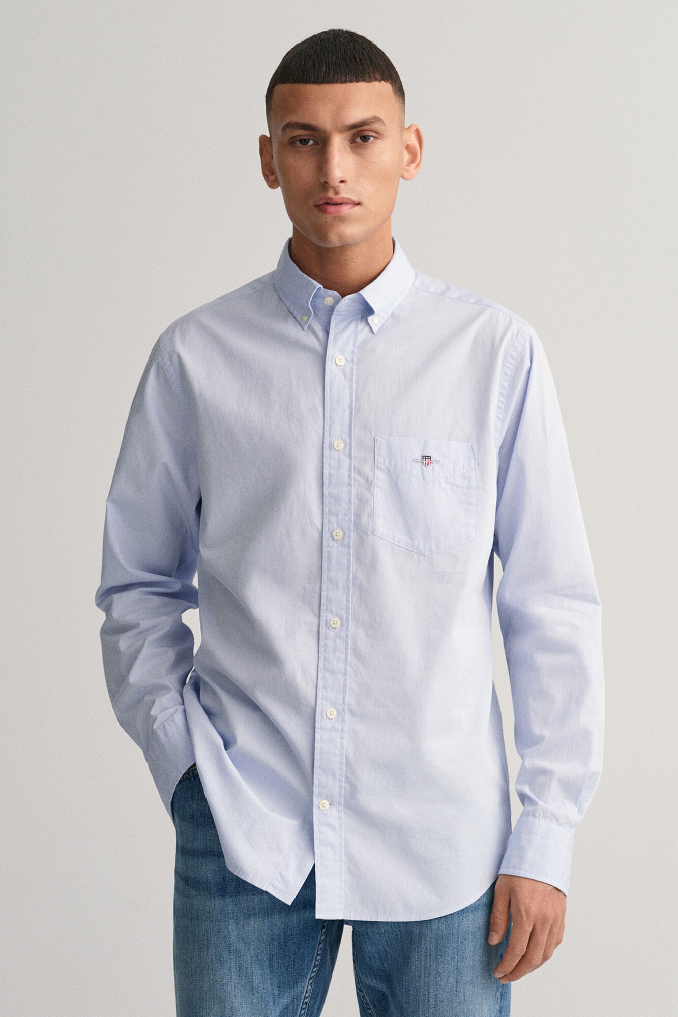 Gant Camisa de popeline