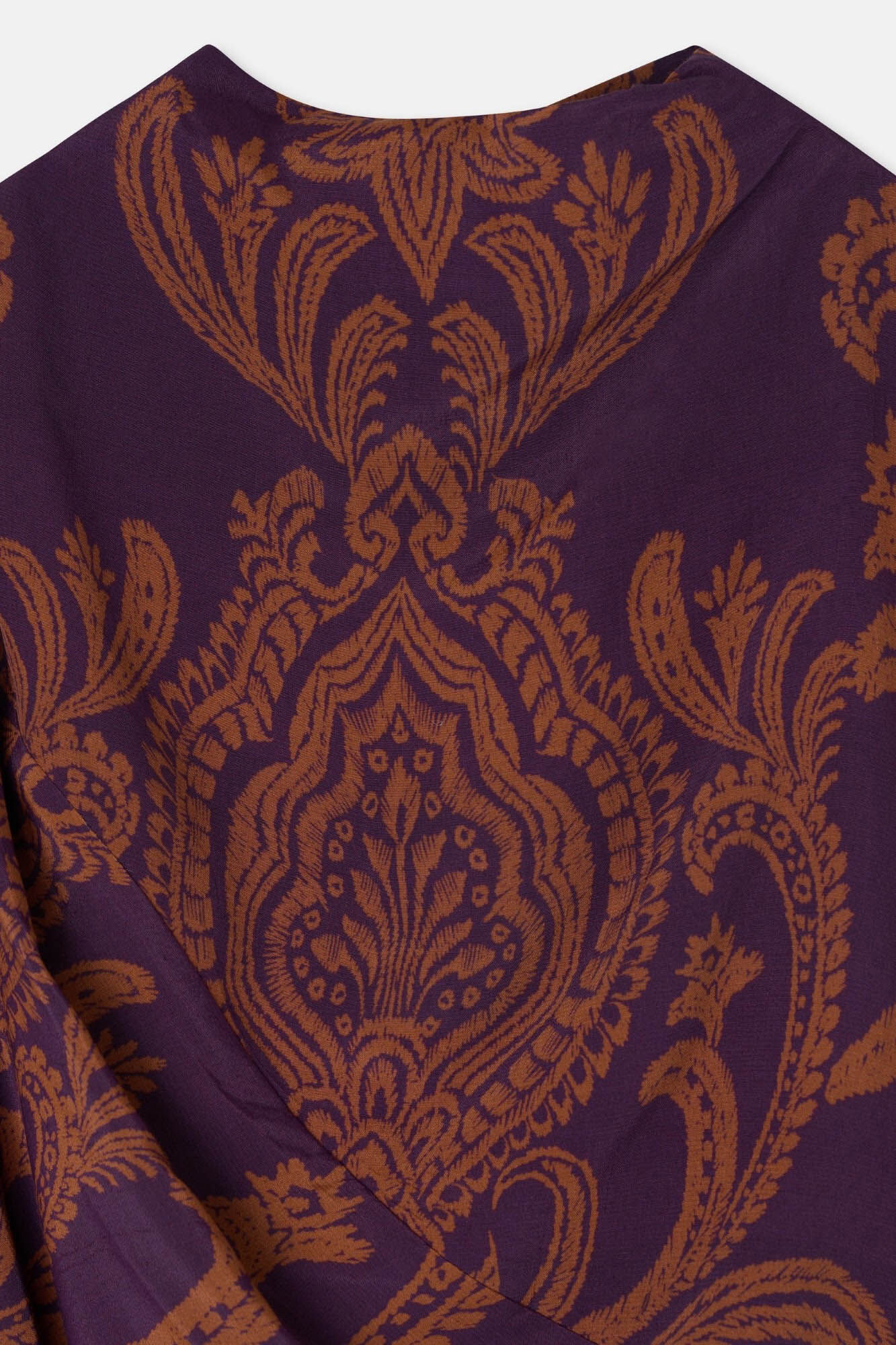 Silbon Vestido curto estampado drapeado Multicolorido