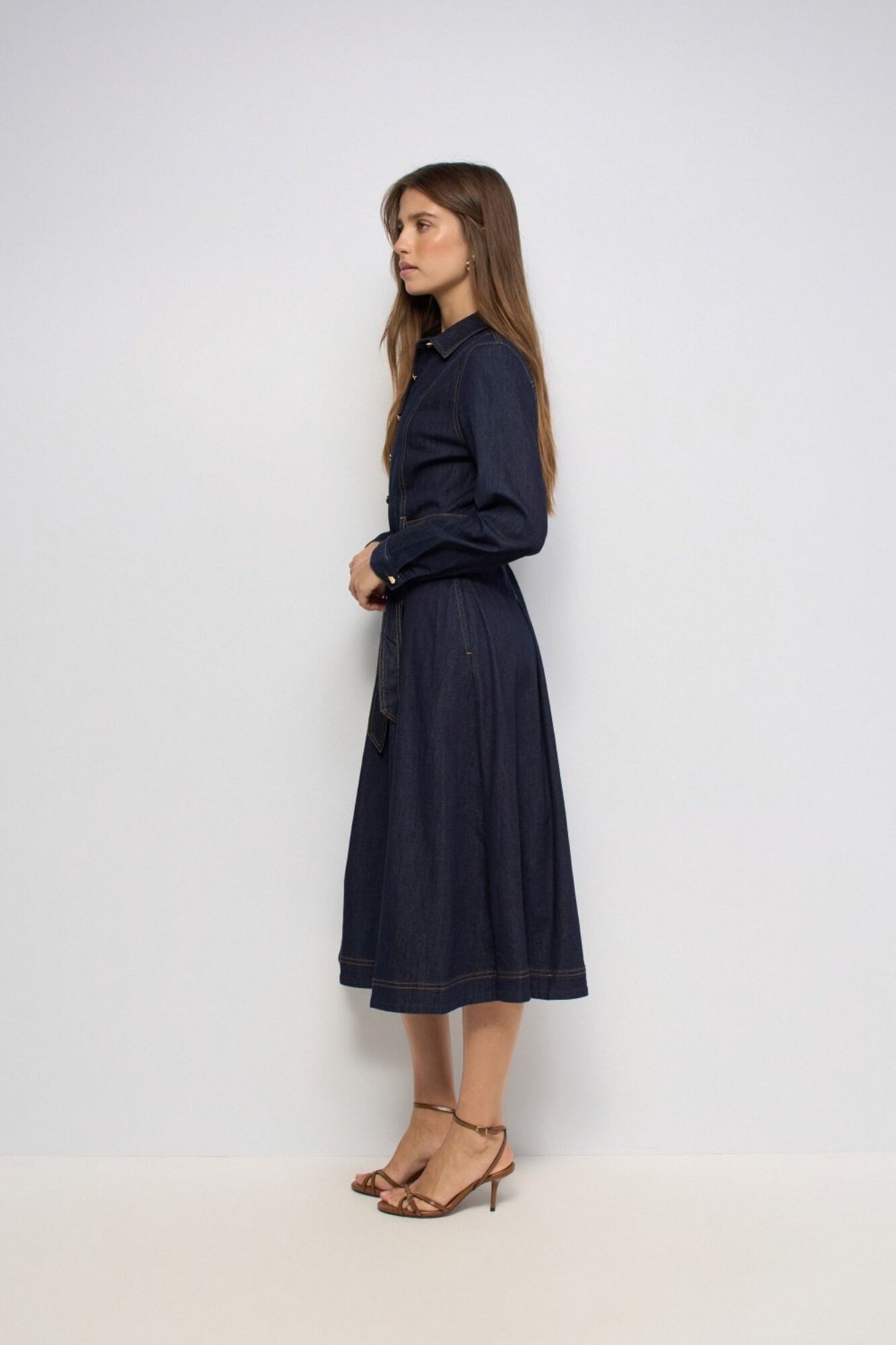 Salsa Jeans Vestido de ganga Azul